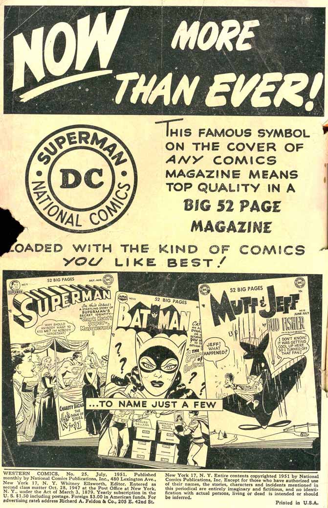 Read online Western Comics comic -  Issue #25 - 2