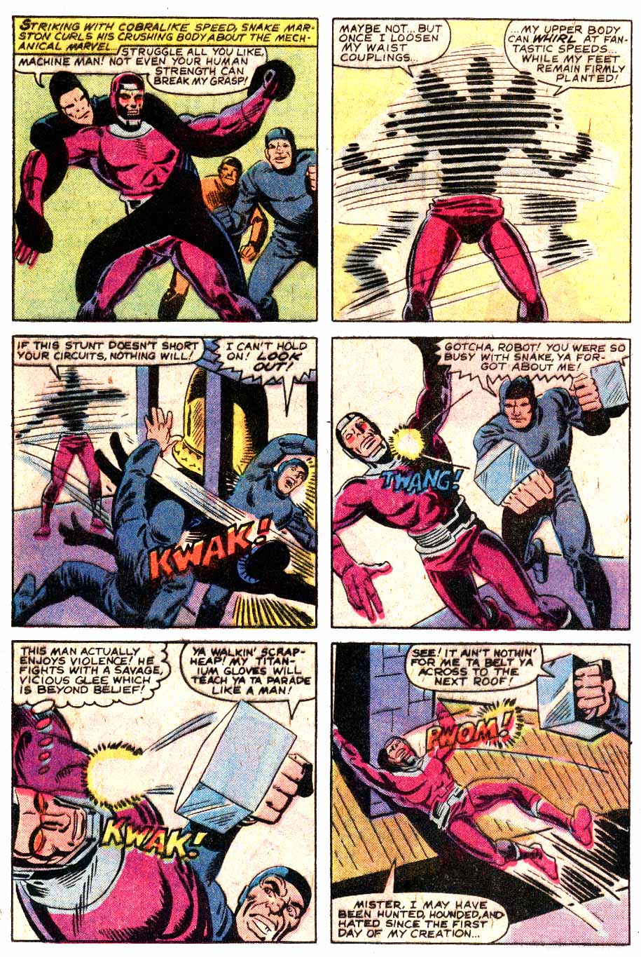 Read online Machine Man (1978) comic -  Issue #16 - 14