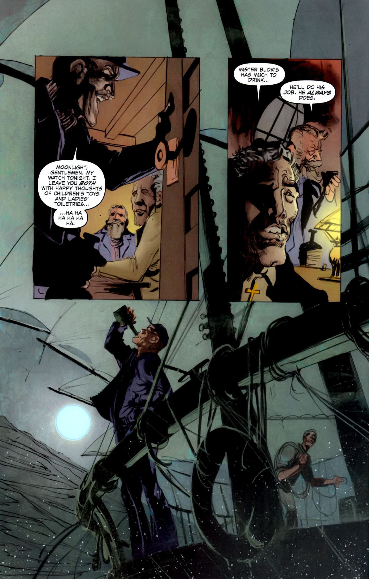 Read online Bram Stoker's Death Ship comic -  Issue #1 - 12