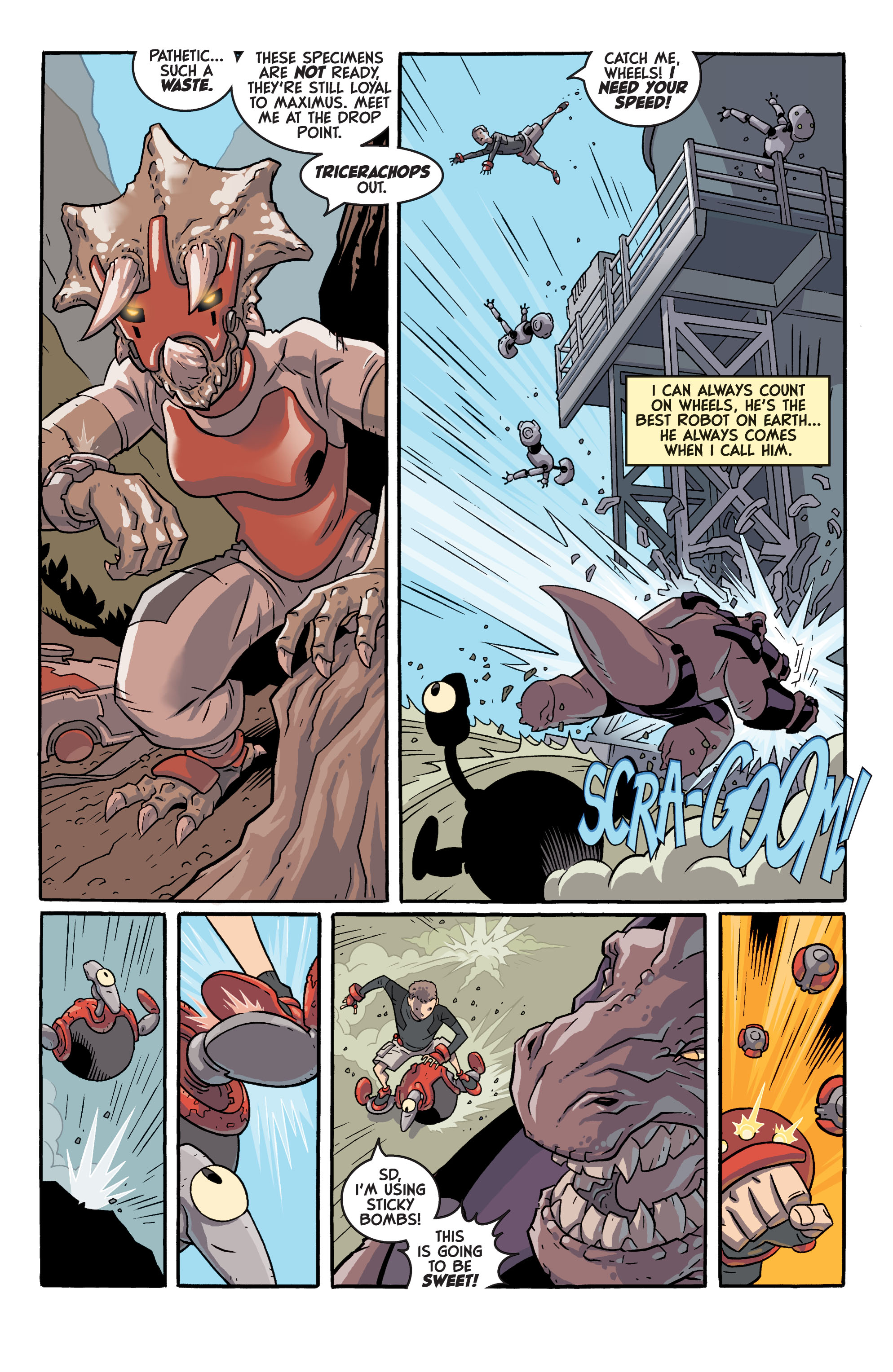 Read online Super Dinosaur (2011) comic -  Issue #1 - 8
