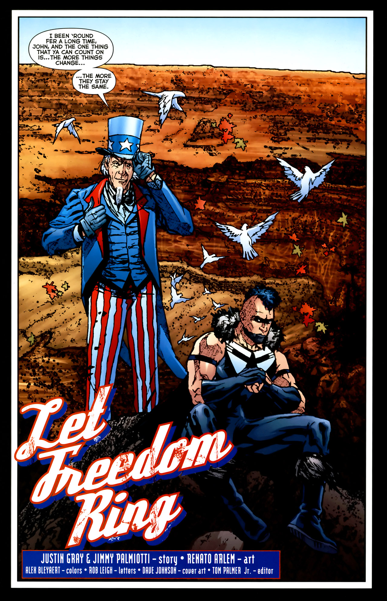Read online Uncle Sam and the Freedom Fighters (2007) comic -  Issue #8 - 23