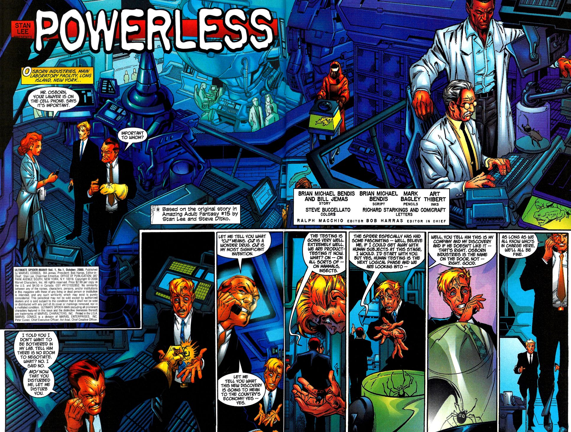 Read online Ultimate Spider-Man (2000) comic -  Issue #1 - 5