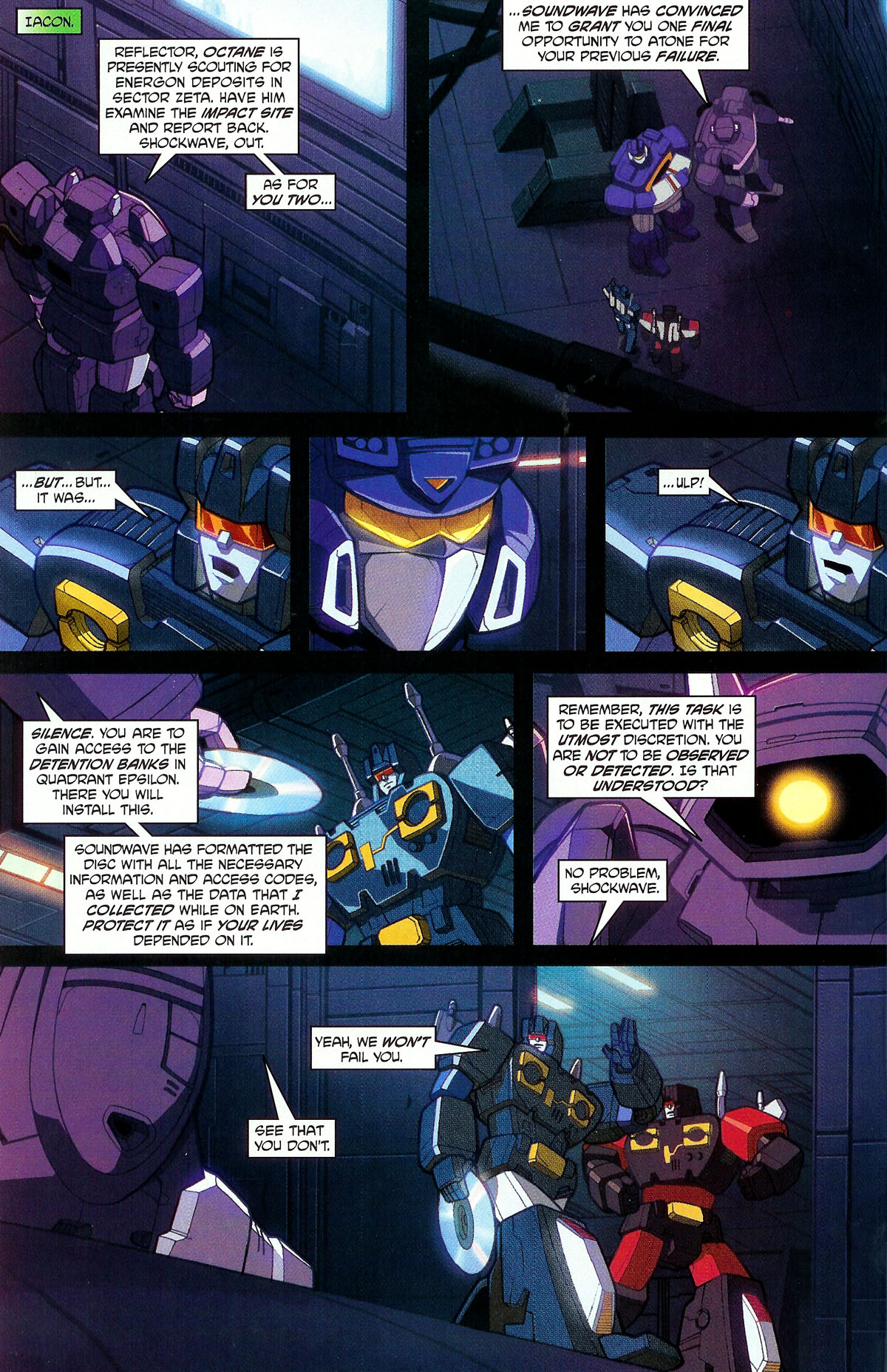 Read online Transformers: Generation 1 (2003) comic -  Issue #3 - 13