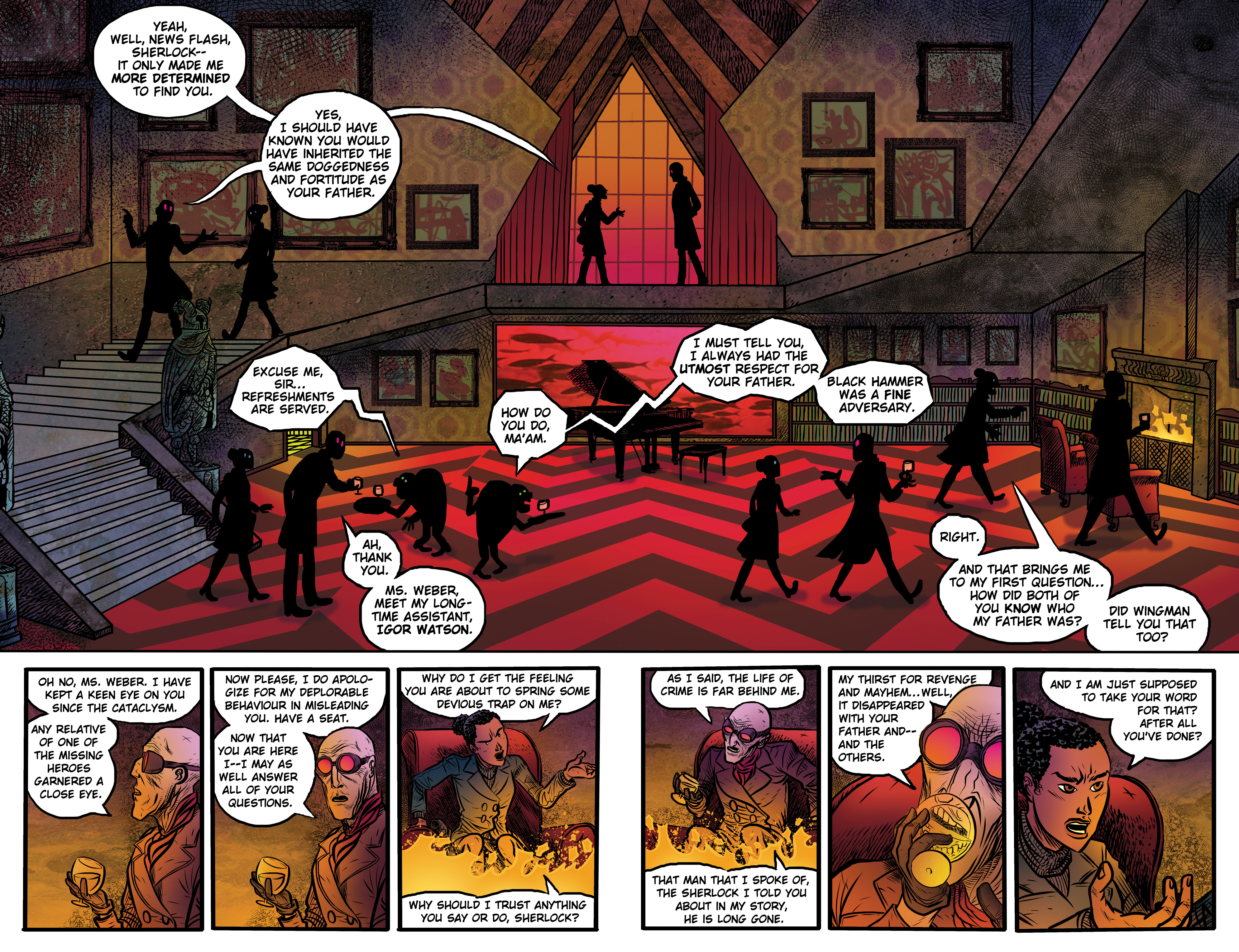 Read online Sherlock Frankenstein and the Legion of Evil comic -  Issue #4 - 9