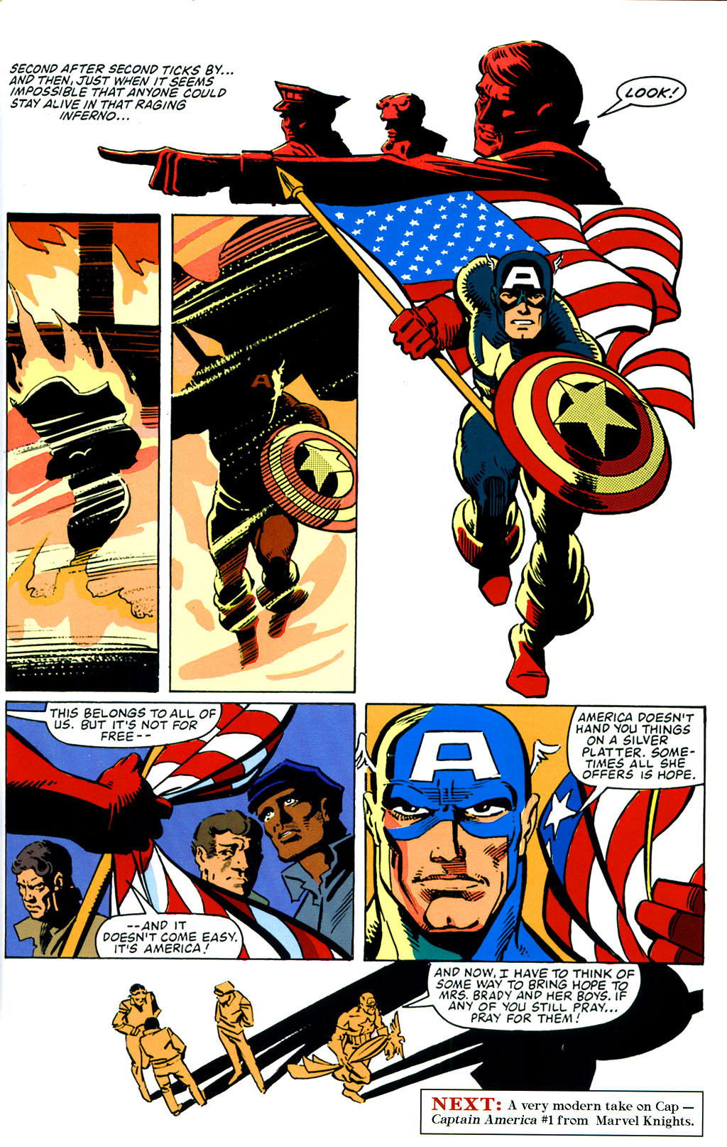 Read online Captain America: Red, White & Blue comic -  Issue # TPB - 151