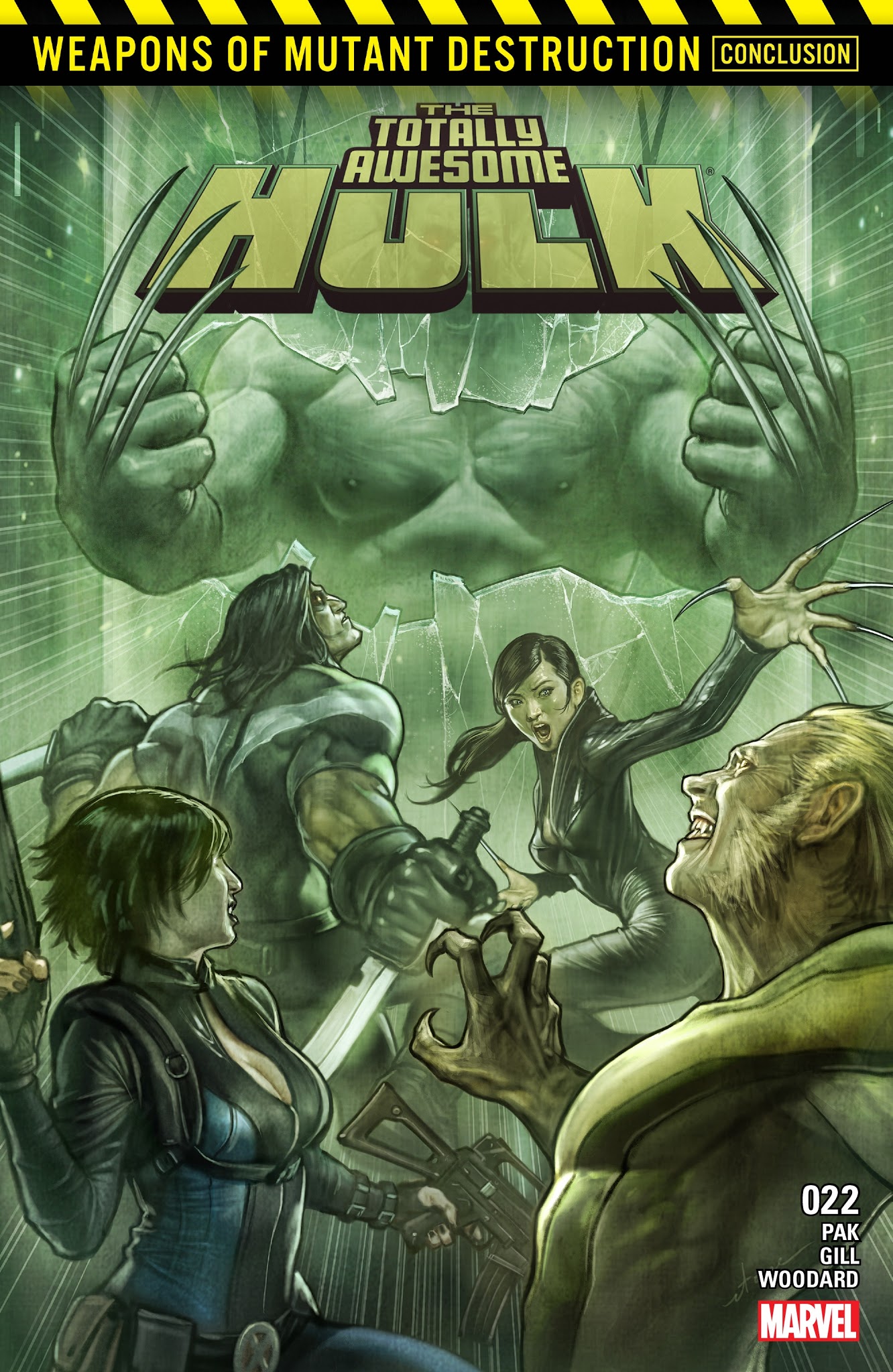 Read online Totally Awesome Hulk comic -  Issue #22 - 1