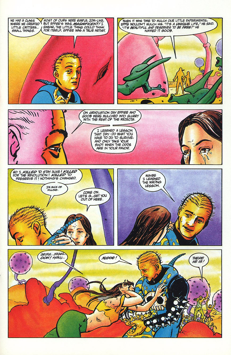 Read online Warriors of Plasm comic -  Issue #8 - 16