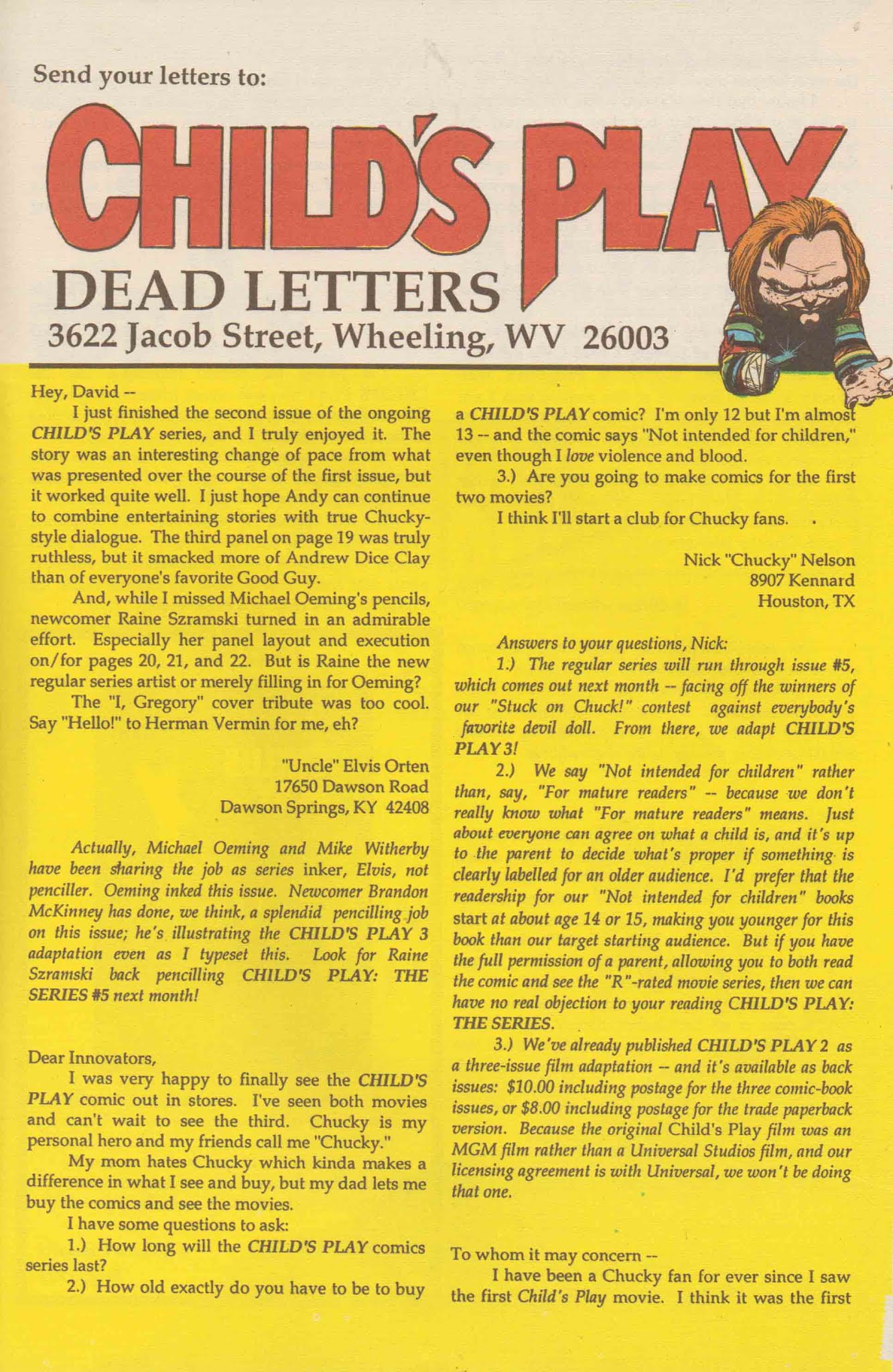 Read online Child's Play: The Series comic -  Issue #4 - 32