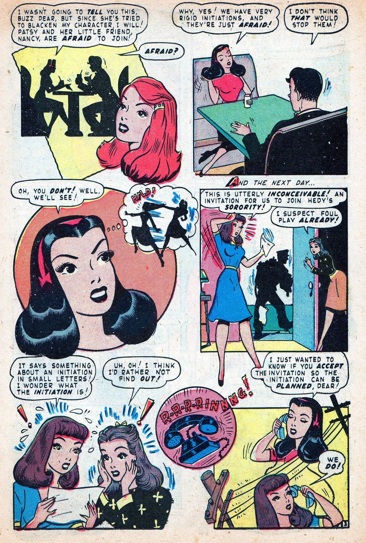 Read online Patsy Walker comic -  Issue #14 - 17