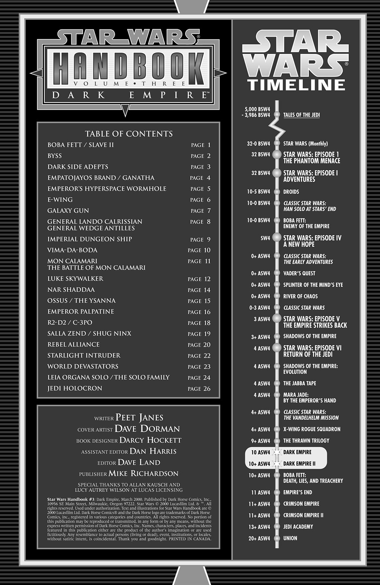 Read online Star Wars Handbook comic -  Issue #3 - 2