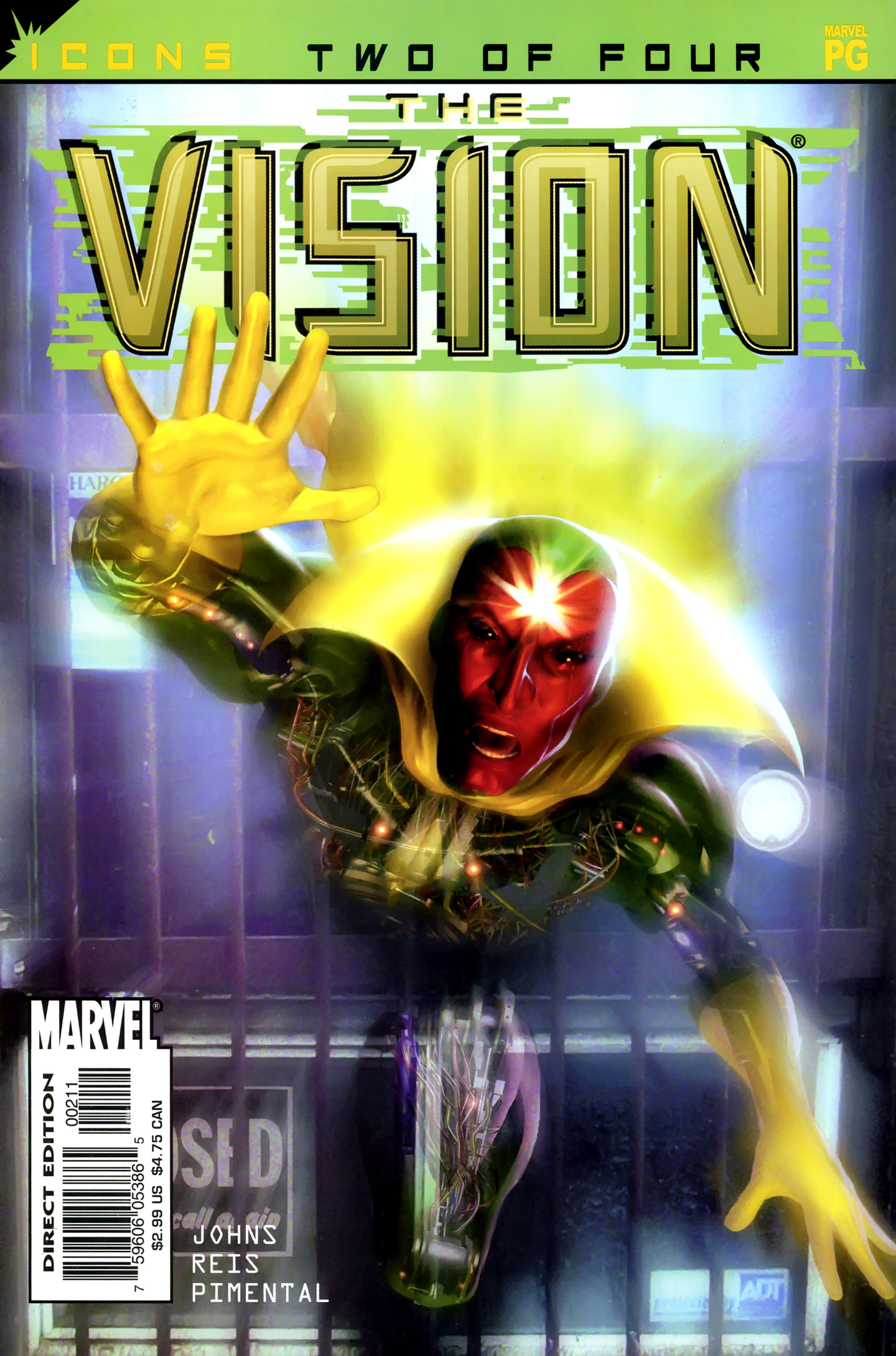 Read online Avengers Icons: The Vision comic -  Issue #2 - 1