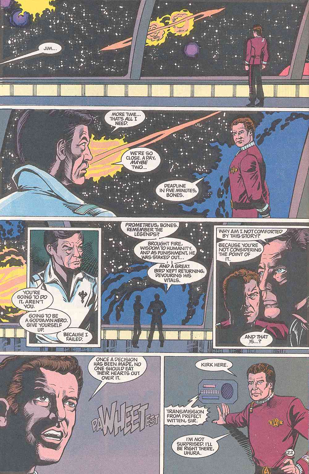 Read online Star Trek (1989) comic -  Issue #6 - 22