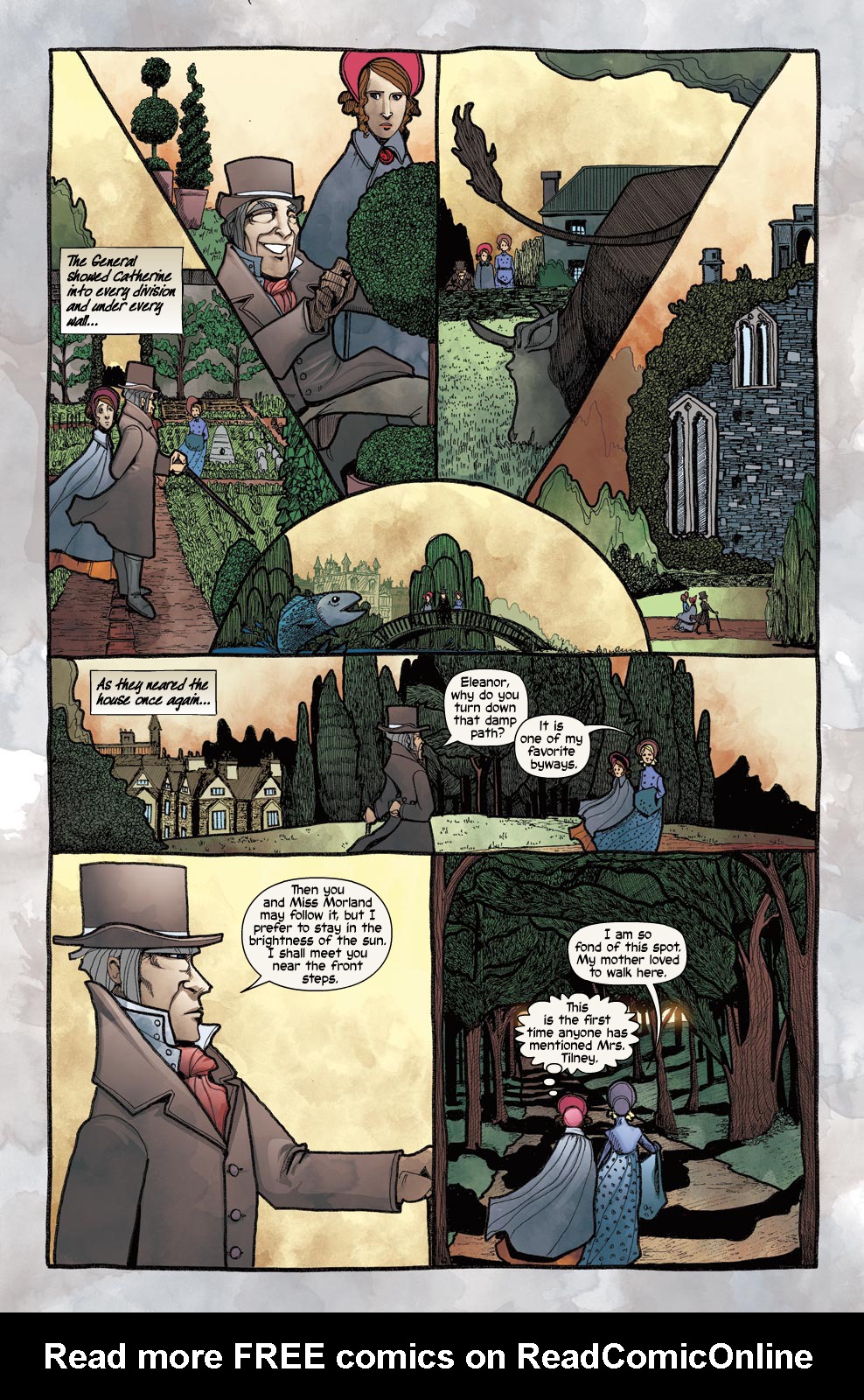 Read online Northanger Abbey comic -  Issue #4 - 13