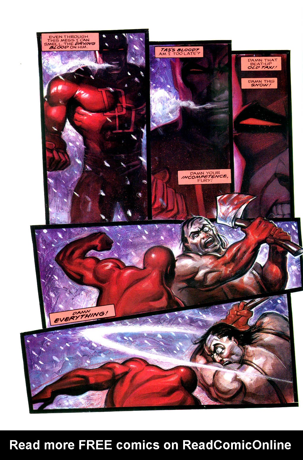 Read online Marvel Graphic Novel comic -  Issue #75 - Daredevil Black Widow - Abattoir - 46