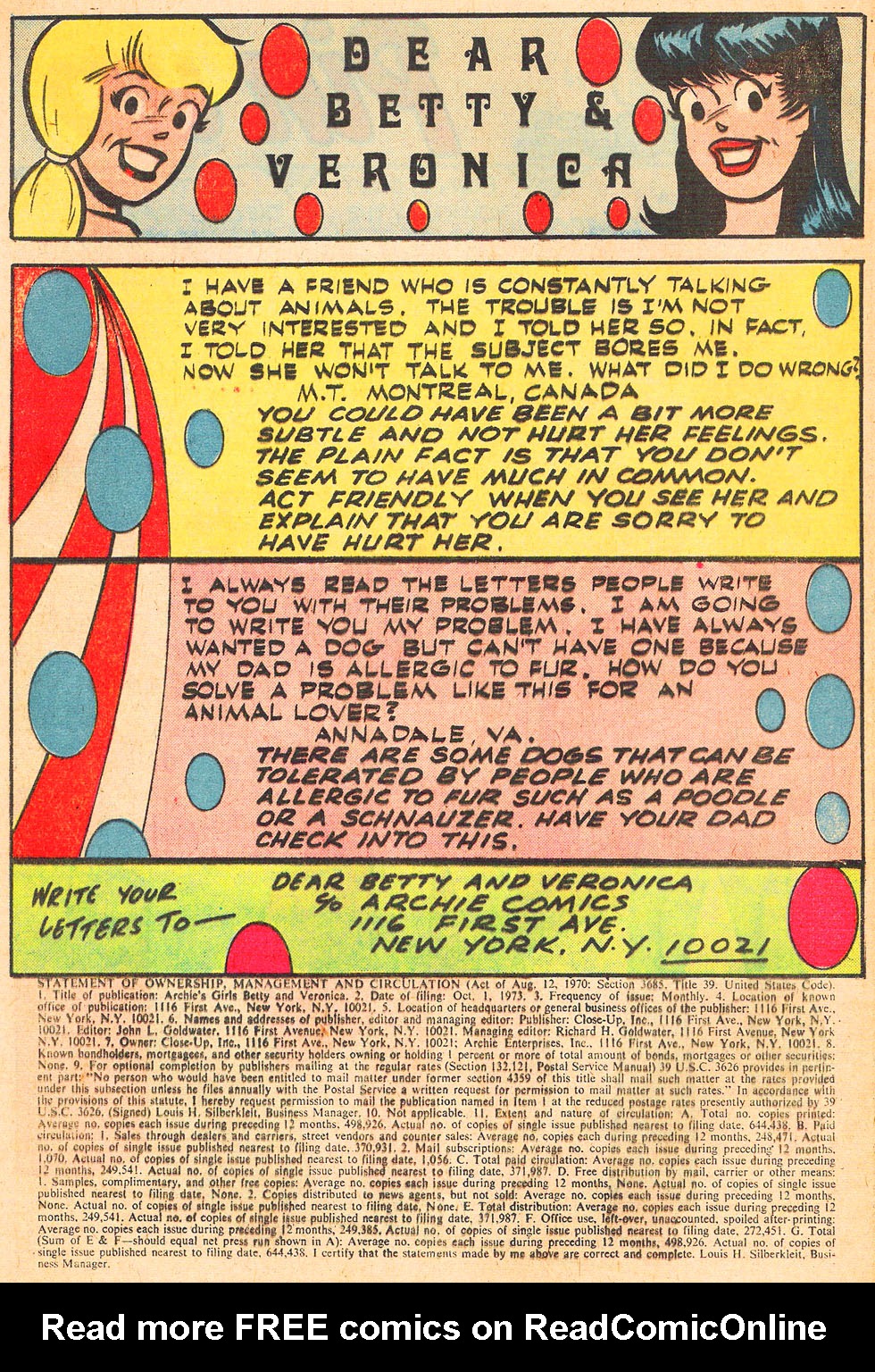 Read online Archie's Girls Betty and Veronica comic -  Issue #220 - 24