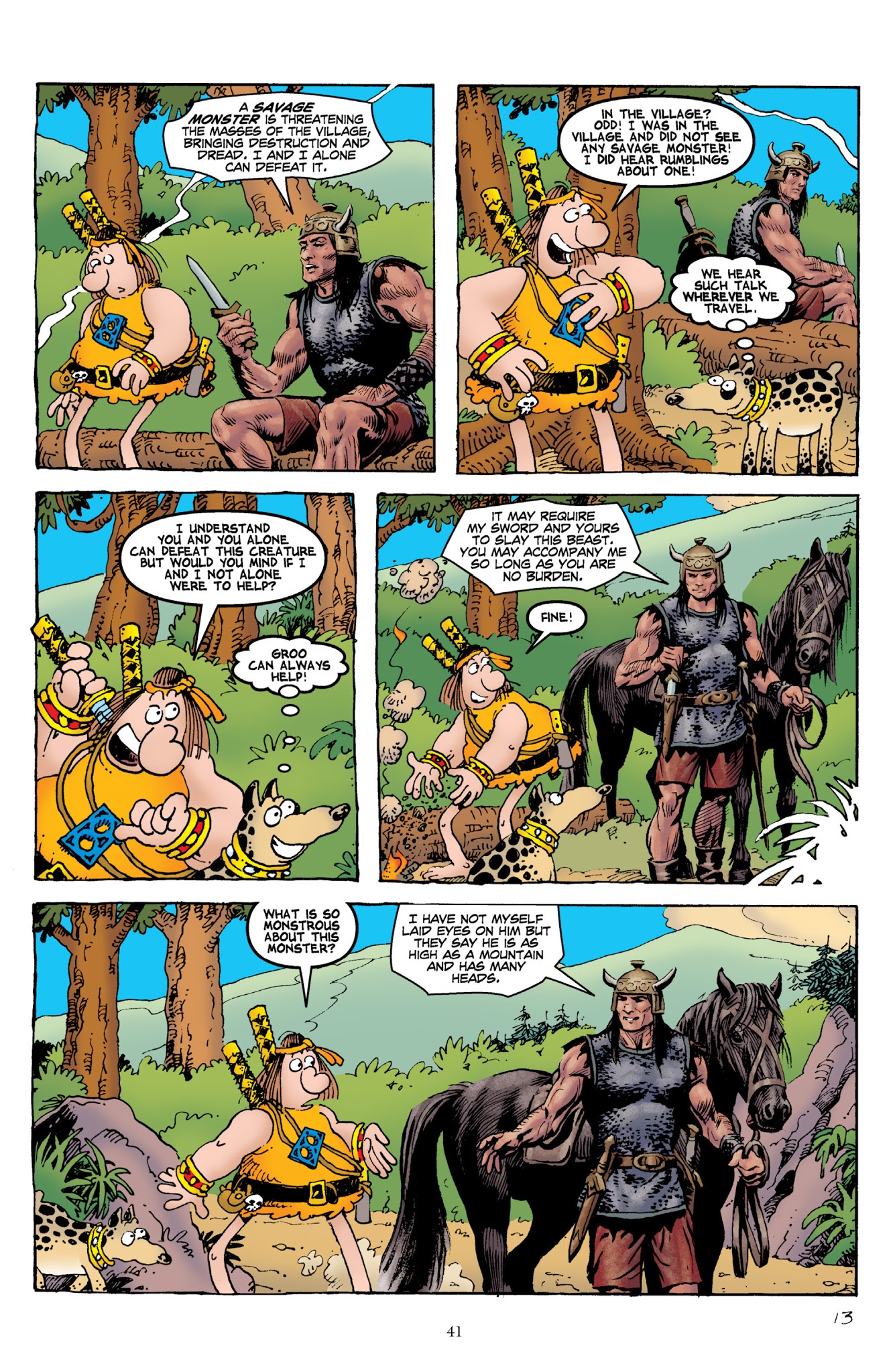 Read online Groo vs. Conan comic -  Issue # TPB - 43