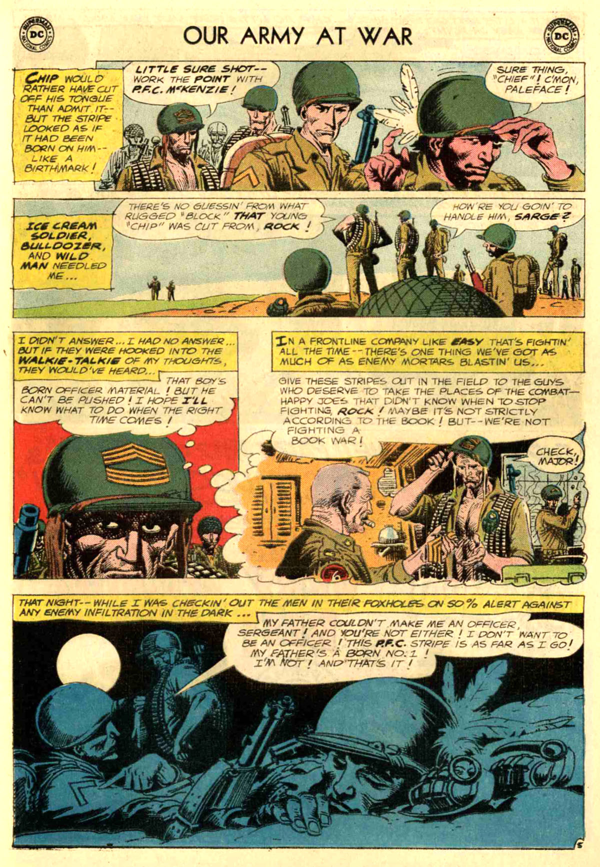 Read online Our Army at War (1952) comic -  Issue #155 - 7