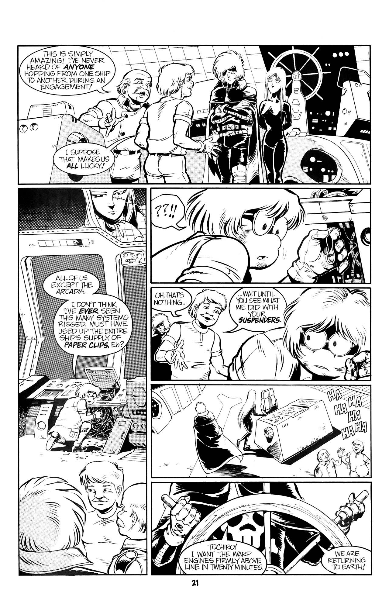 Read online Captain Harlock: Deathshadow Rising comic -  Issue #5 - 23