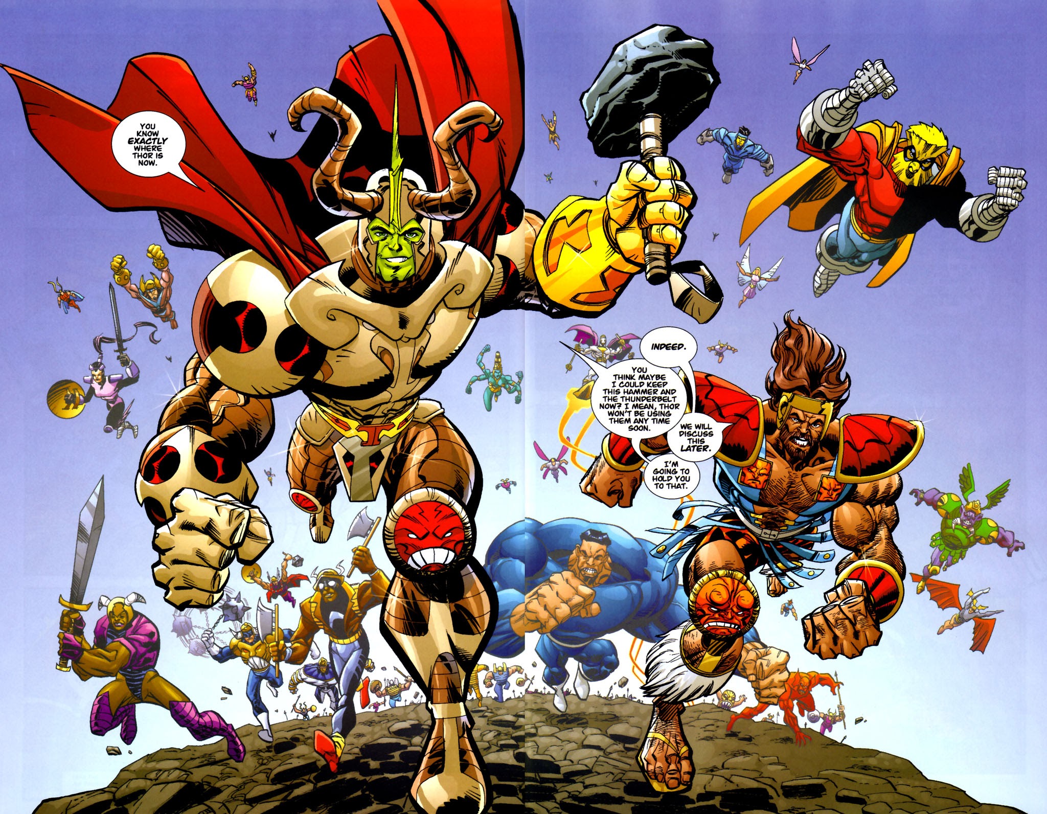 Read online Savage Dragon: God War comic -  Issue #4 - 4