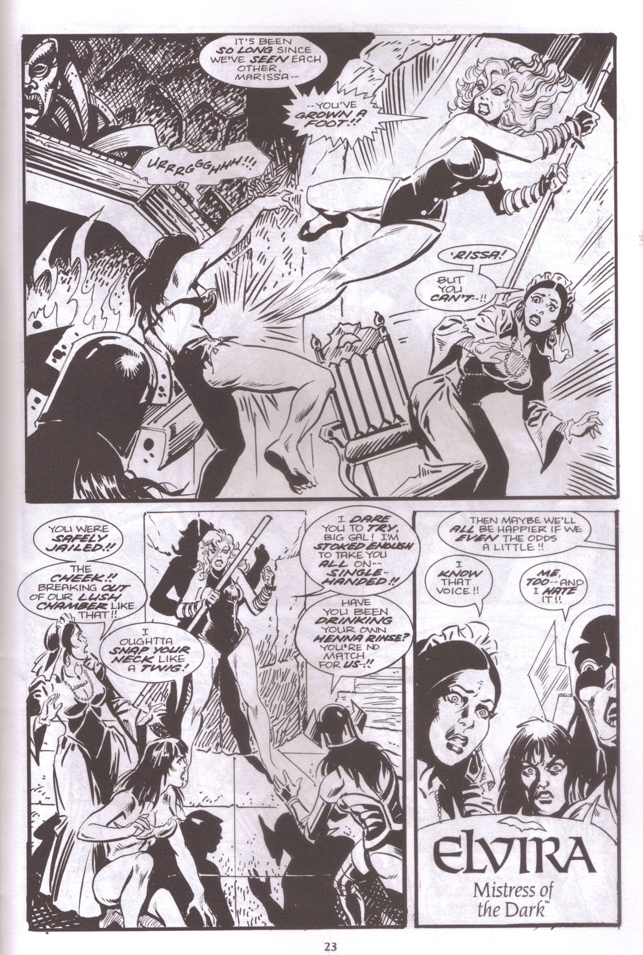 Read online Elvira, Mistress of the Dark comic -  Issue #43 - 20