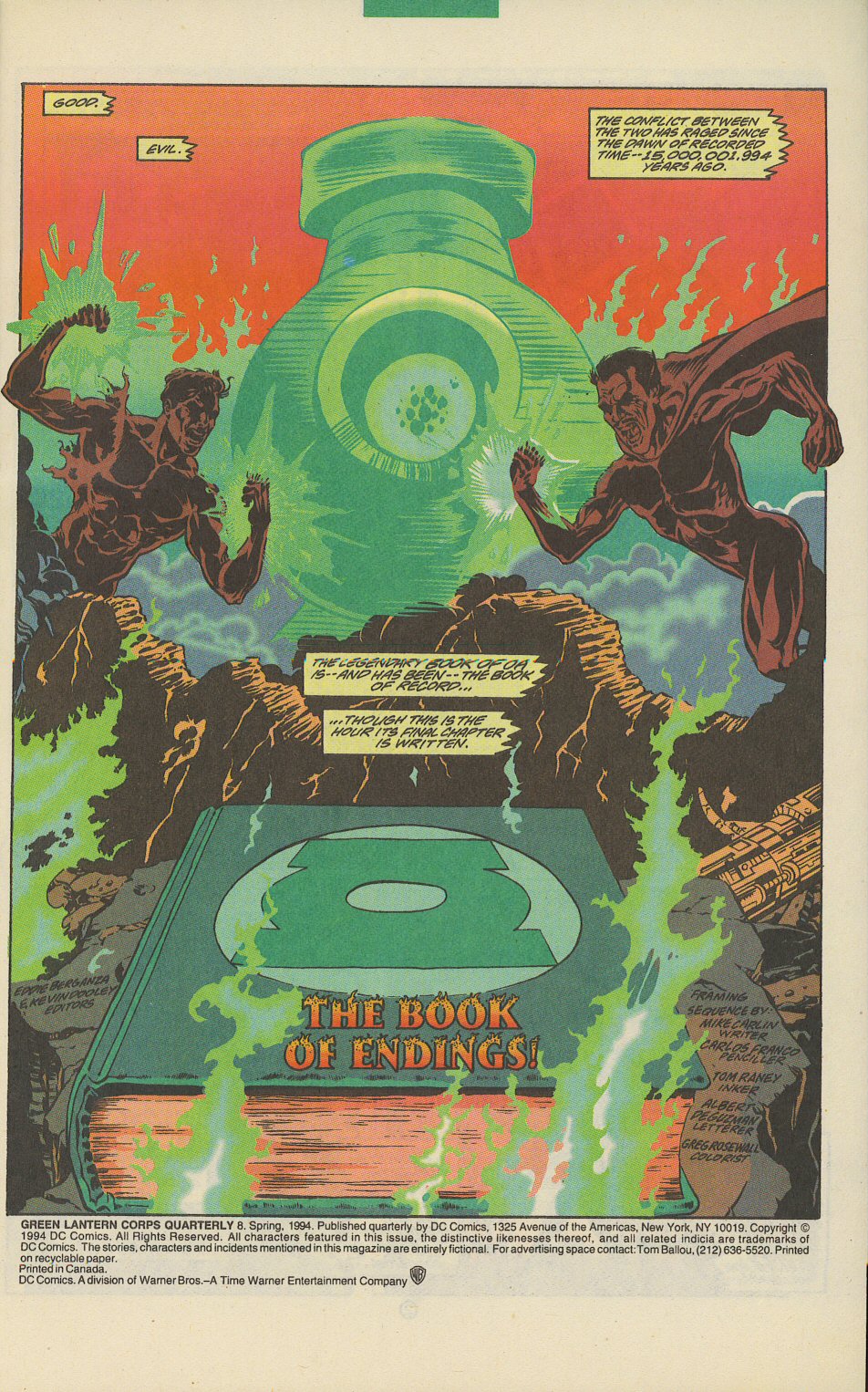 Read online Green Lantern Corps Quarterly comic -  Issue #8 - 2