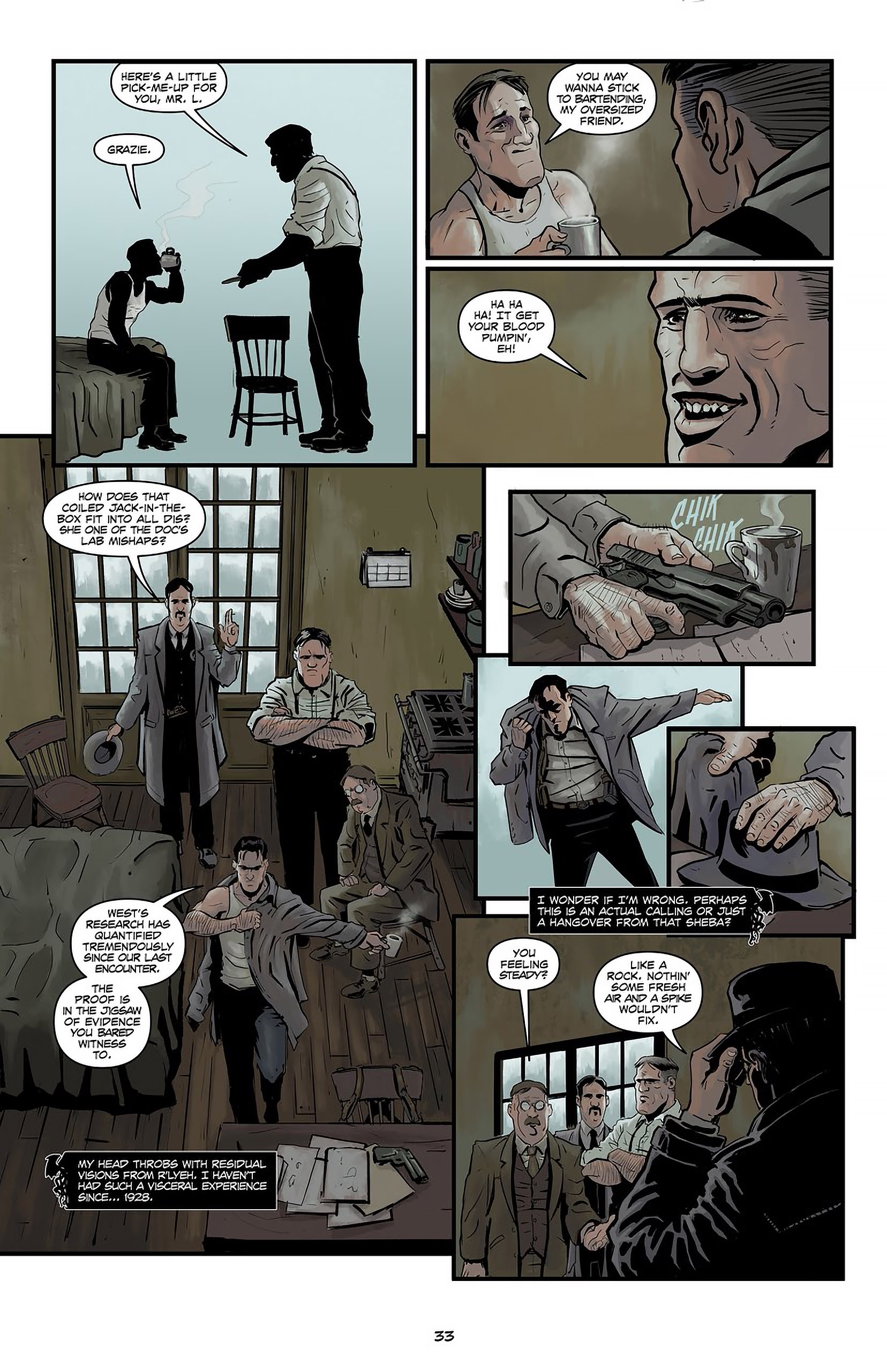 Read online Lovecraft P.I. - The Curious Case of ReAnimator comic -  Issue # TPB - 34