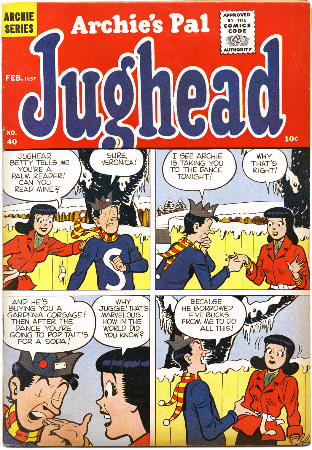 Read online Archie's Pal Jughead comic -  Issue #40 - 19