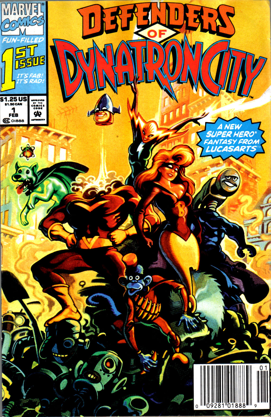 Read online Defenders of Dynatron City comic -  Issue #1 - 1