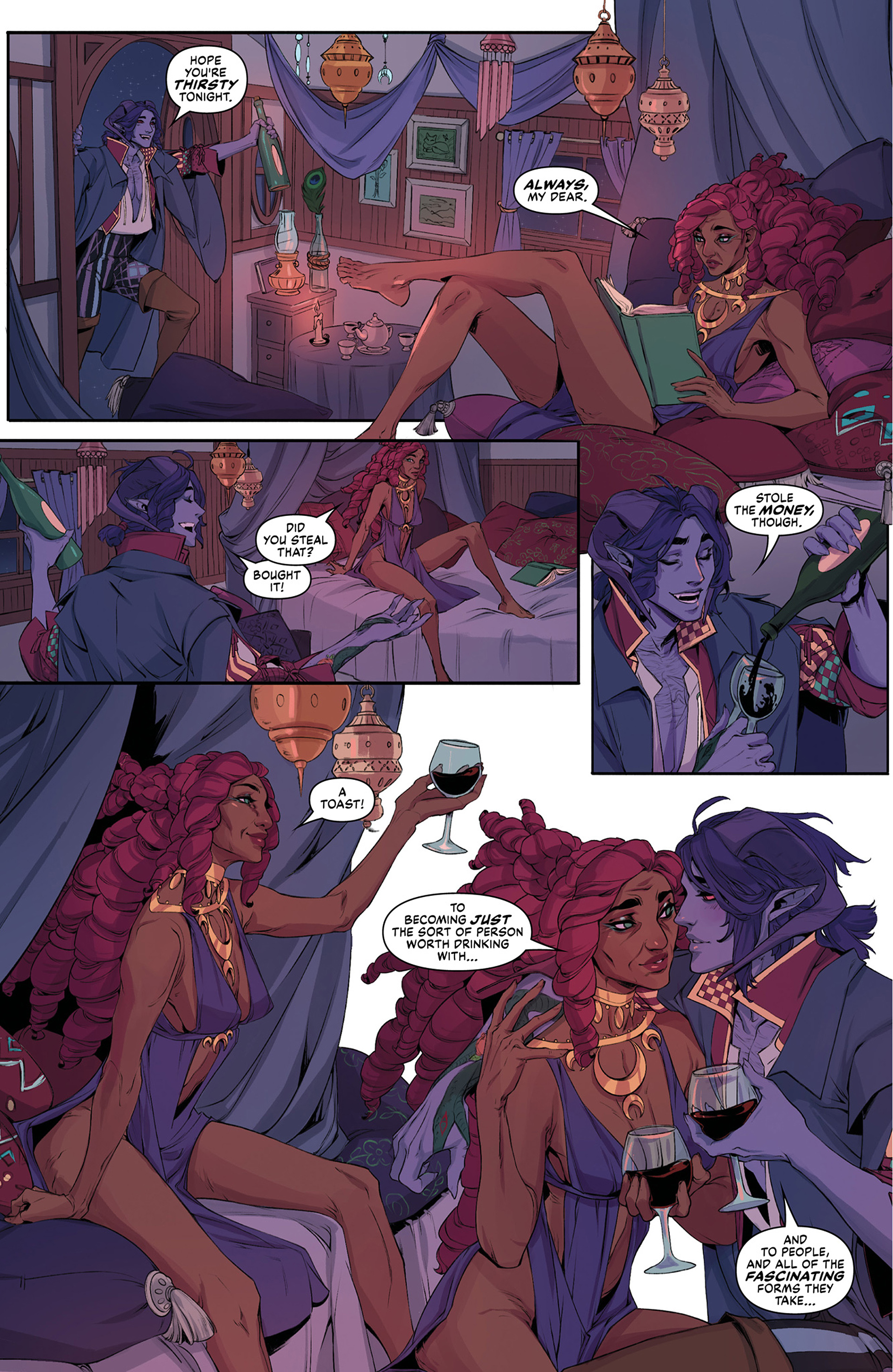 Read online Critical Role: The Mighty Nein Origins - Mollymauk Tealeaf comic -  Issue # Full - 26