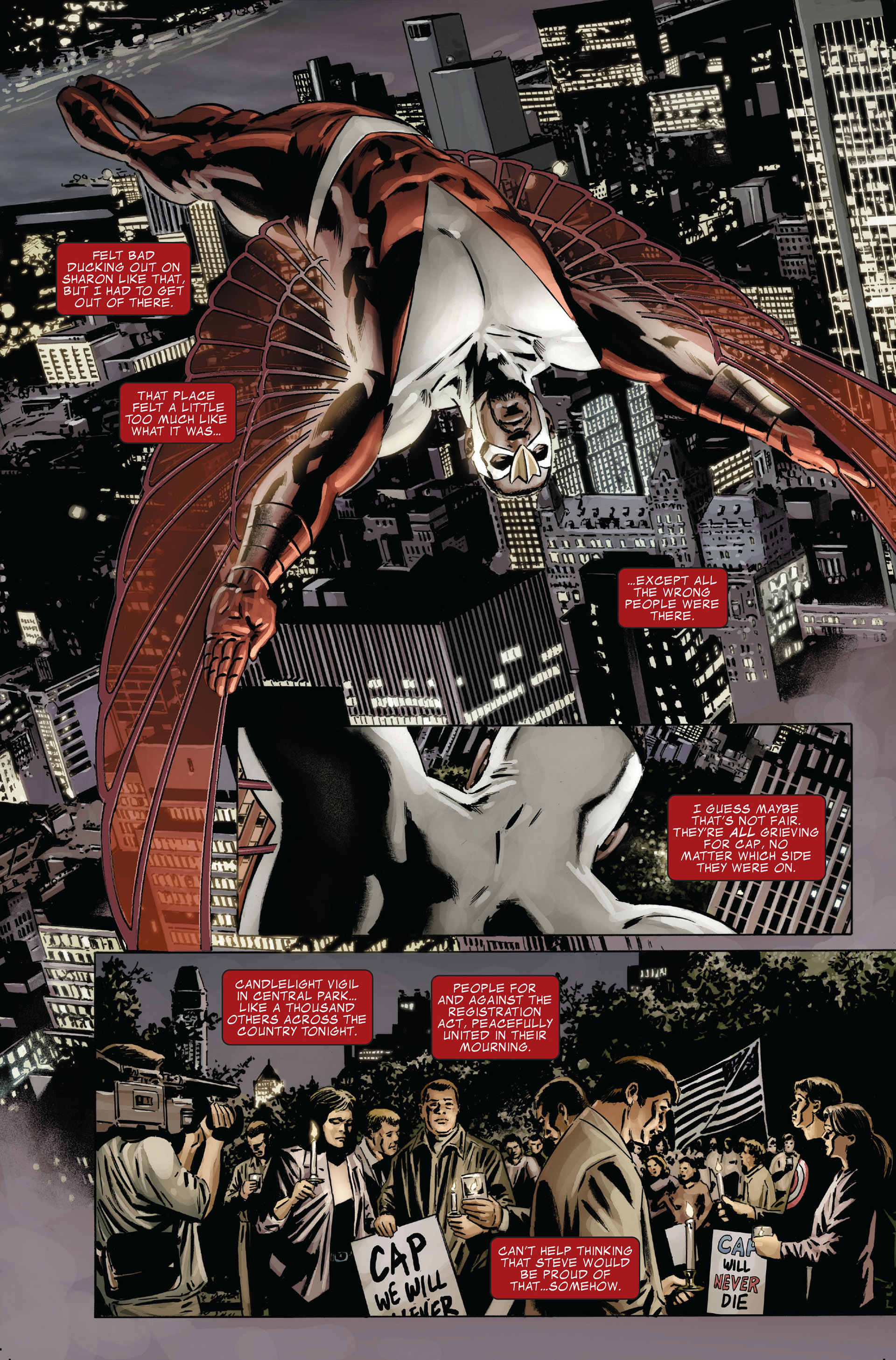 Read online Death of Captain America: The Death of the Dream comic -  Issue # TPB (Part 1) - 48