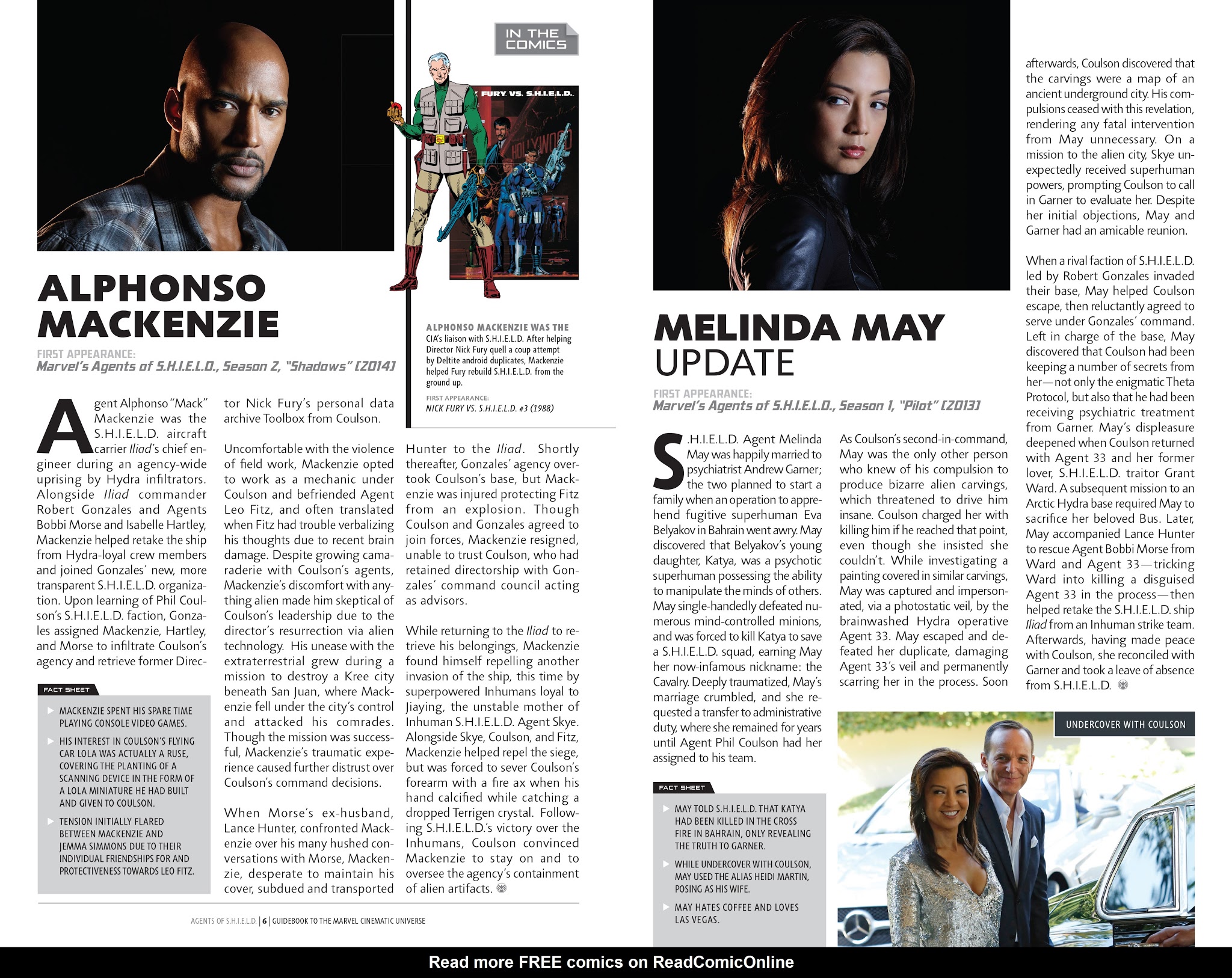 Read online Guidebook to the Marvel Cinematic Universe - Marvel's Agents of S.H.I.E.L.D. Season Two comic -  Issue # Full - 6