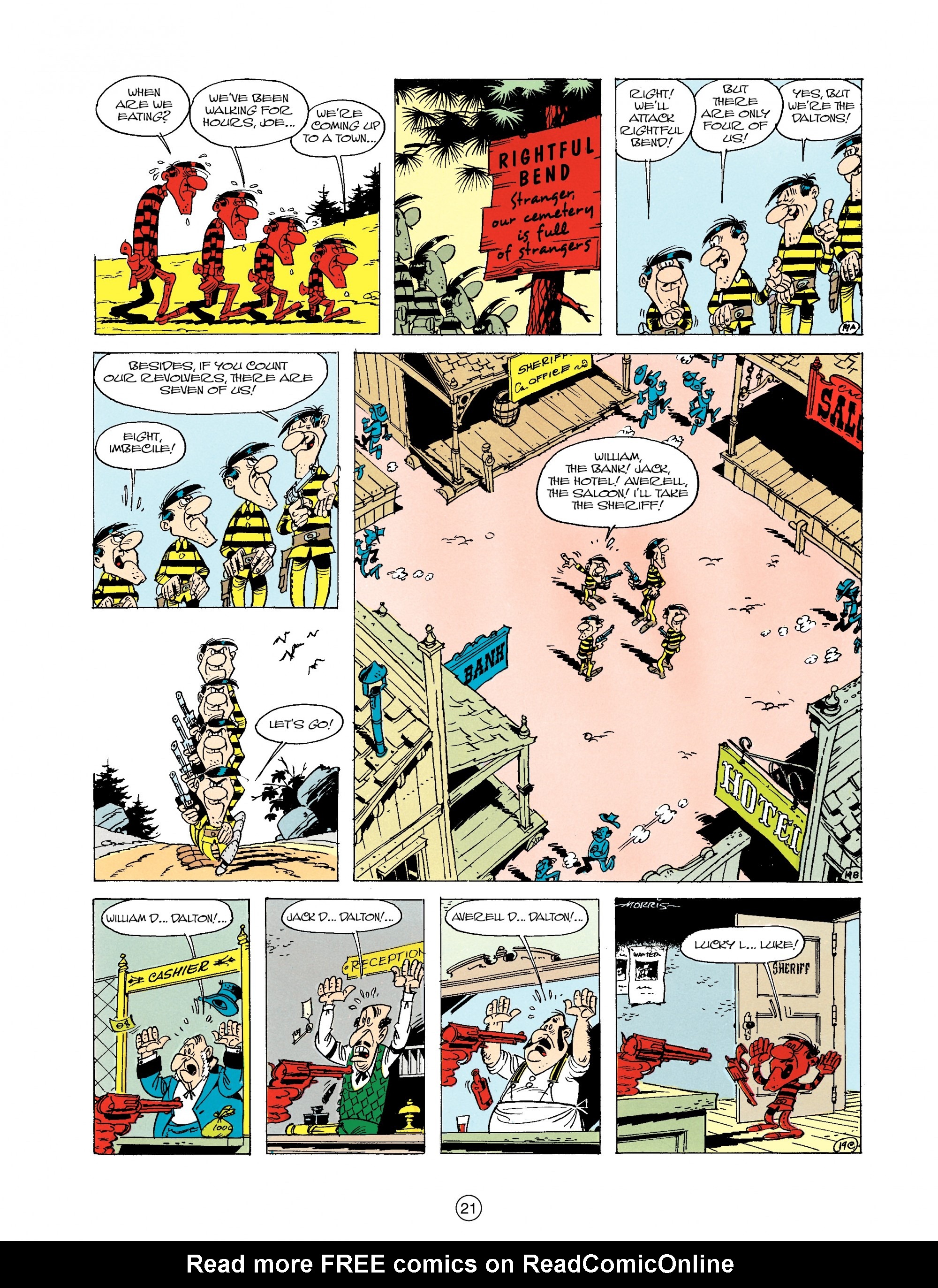 Read online A Lucky Luke Adventure comic -  Issue #19 - 21