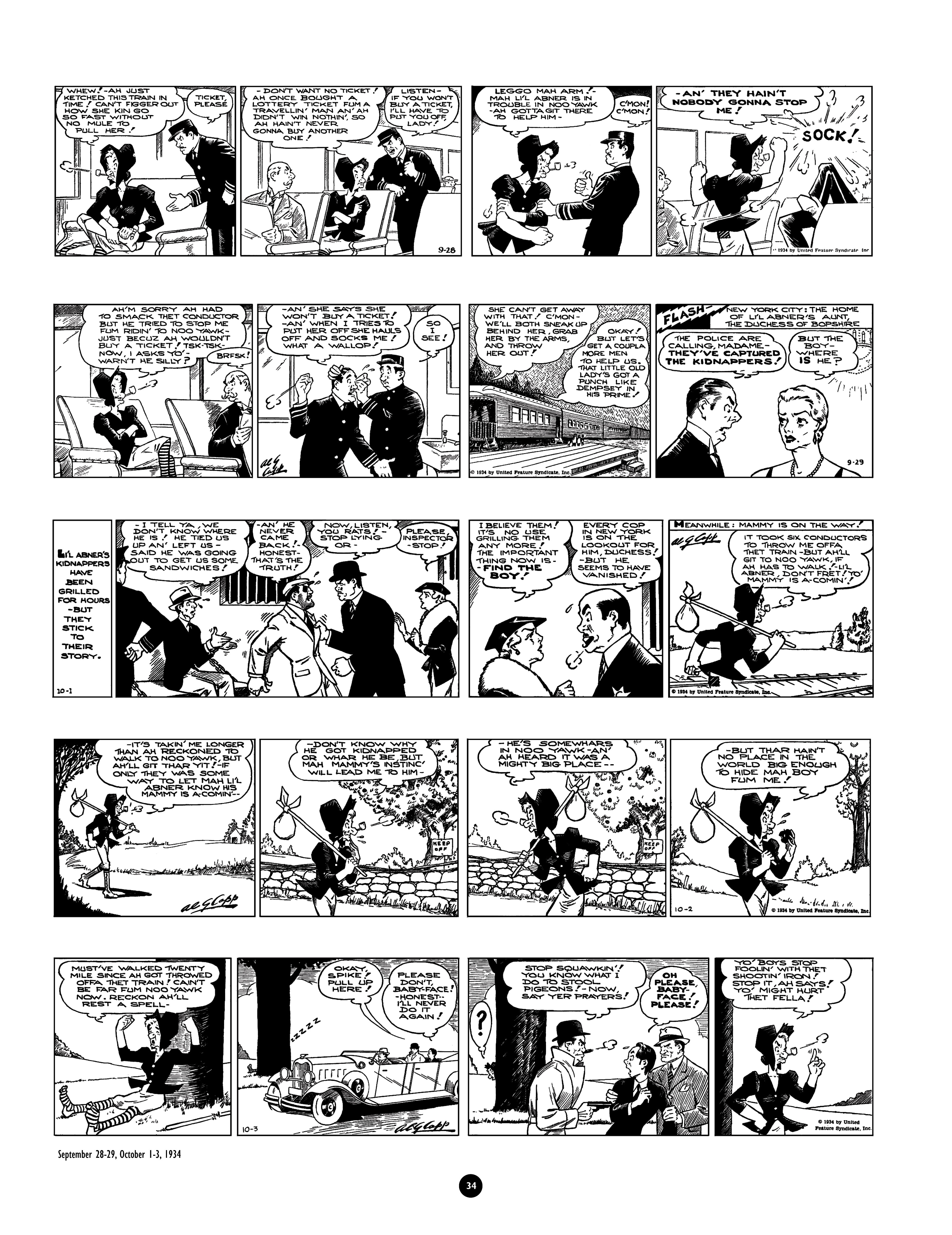 Read online Al Capp's Li'l Abner Complete Daily & Color Sunday Comics comic -  Issue # TPB 1 (Part 1) - 35