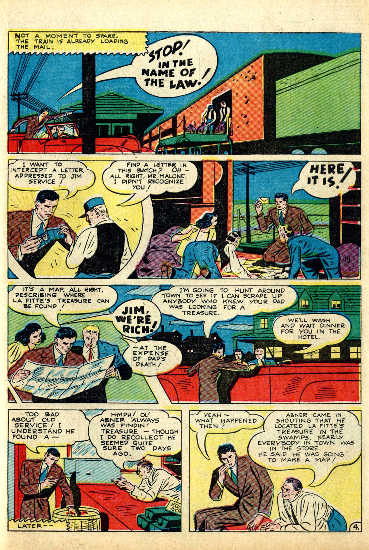 Read online Detective Comics (1937) comic -  Issue #50 - 55