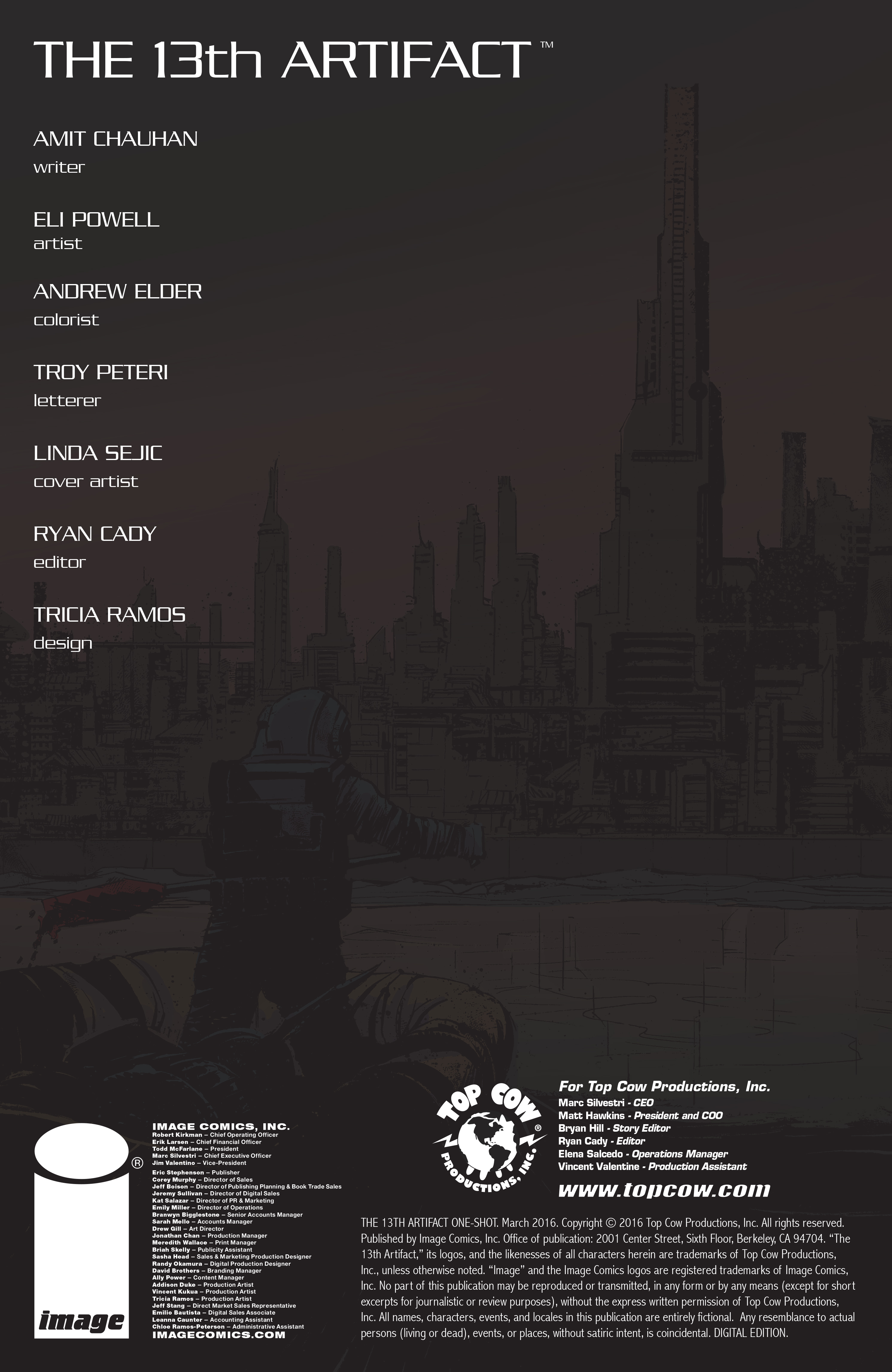 Read online The 13th Artifact comic -  Issue # Full - 2