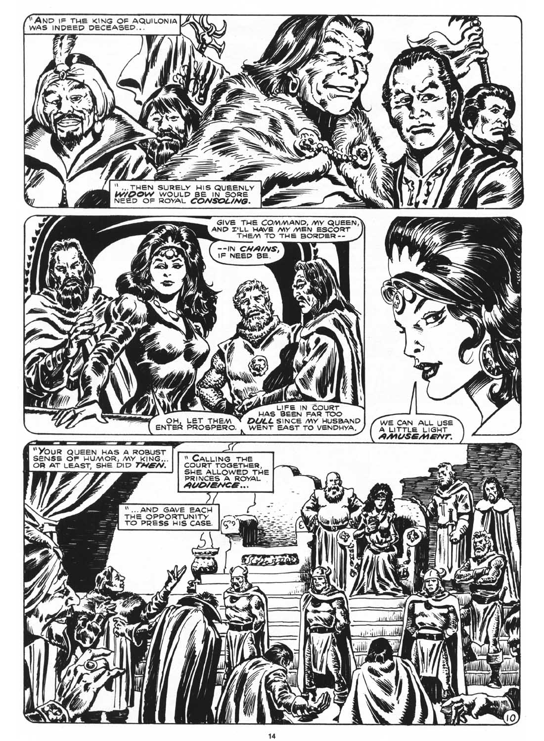 Read online The Savage Sword Of Conan comic -  Issue #169 - 16