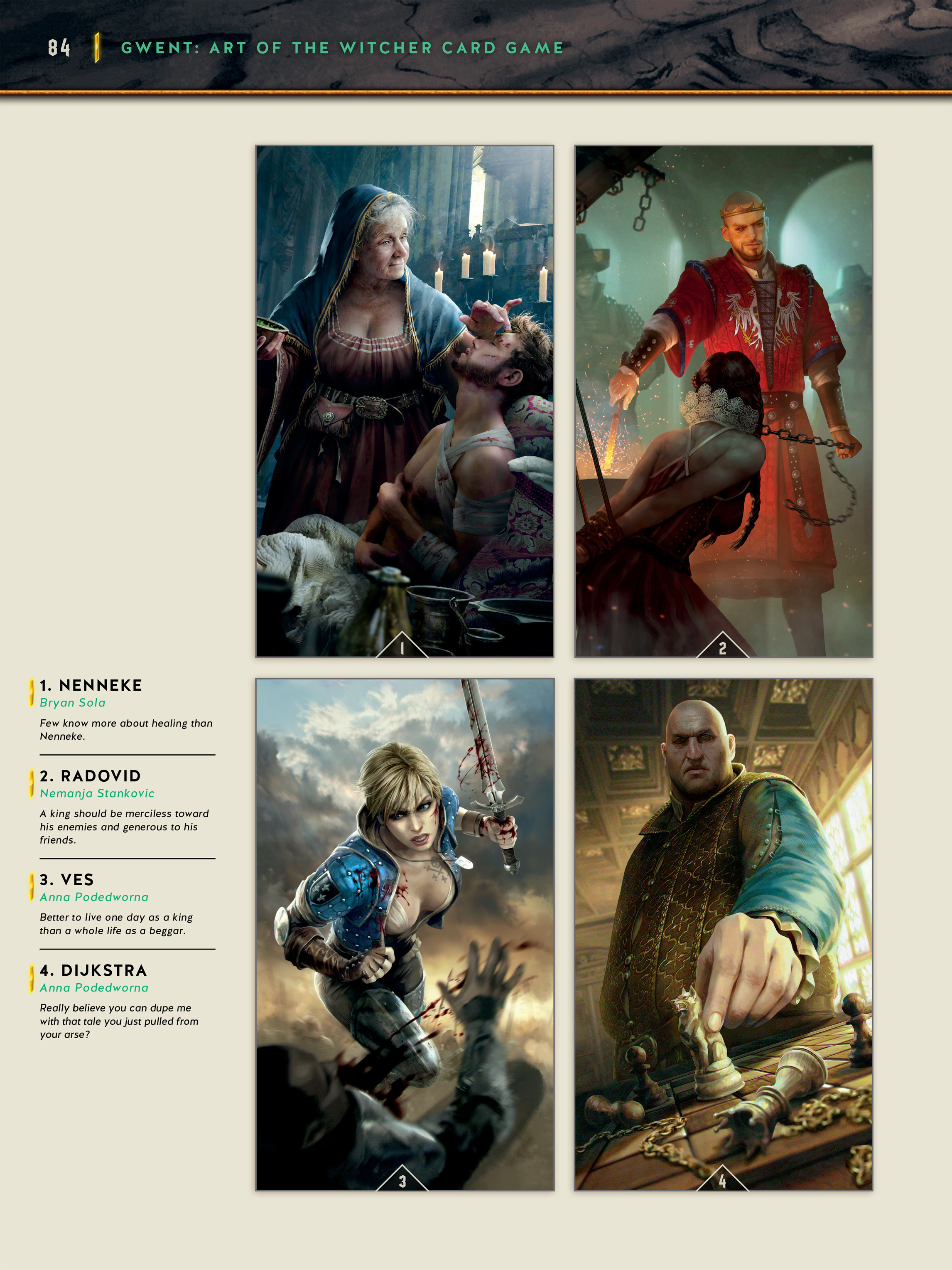 Read online Gwent: Art of the Witcher Card Game comic -  Issue # TPB (Part 1) - 74