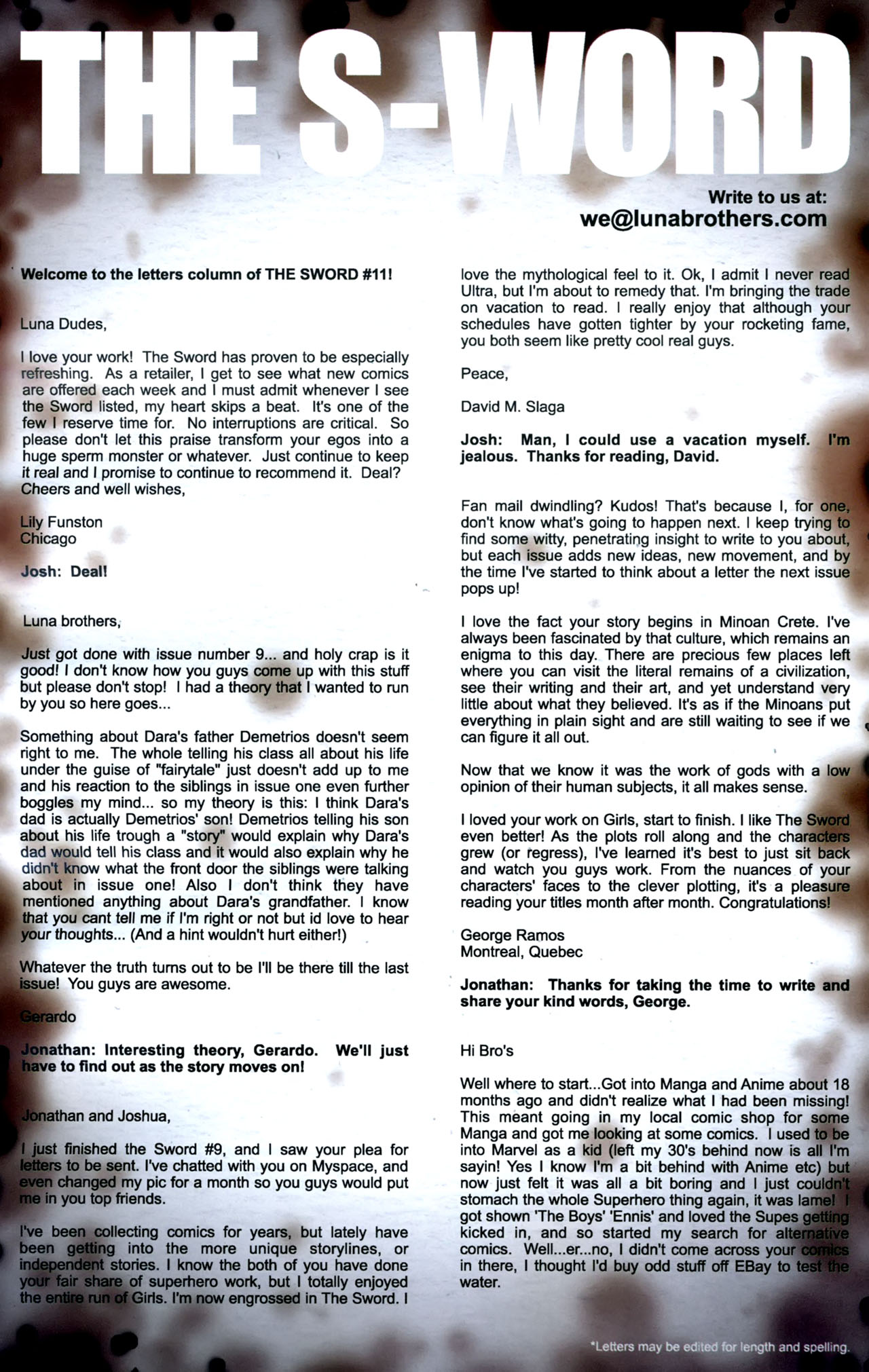 Read online The Sword comic -  Issue #11 - 25