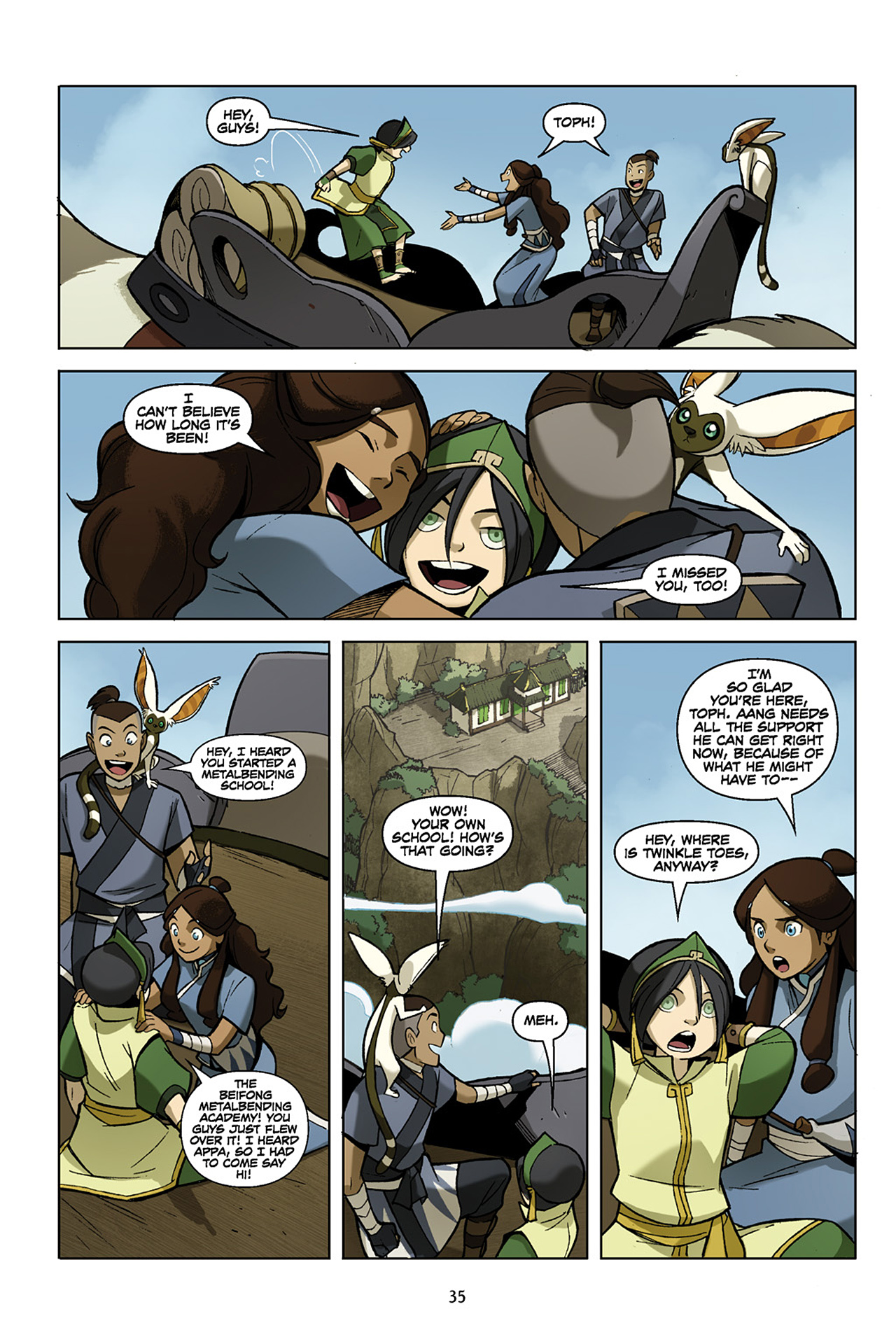 Read online Nickelodeon Avatar: The Last Airbender - The Promise comic -  Issue # Part 1 - 36