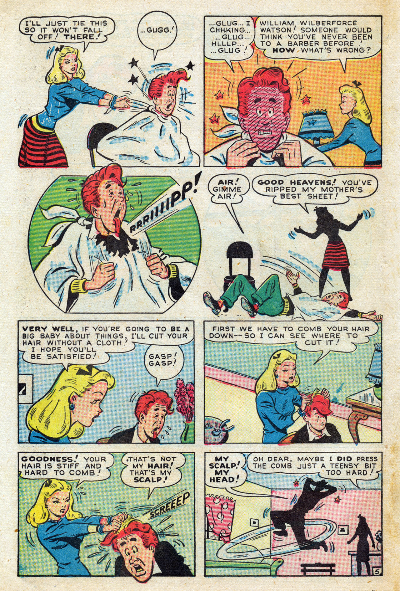 Read online Willie Comics (1946) comic -  Issue #8 - 45