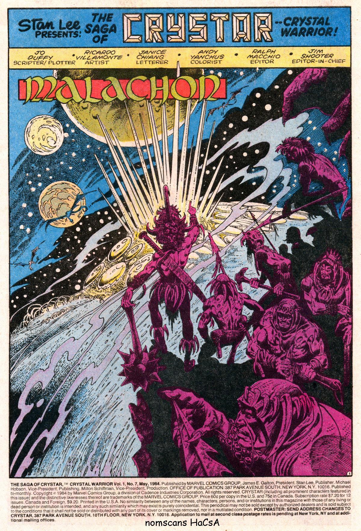 Read online The Saga of Crystar, Crystal Warrior comic -  Issue #7 - 2