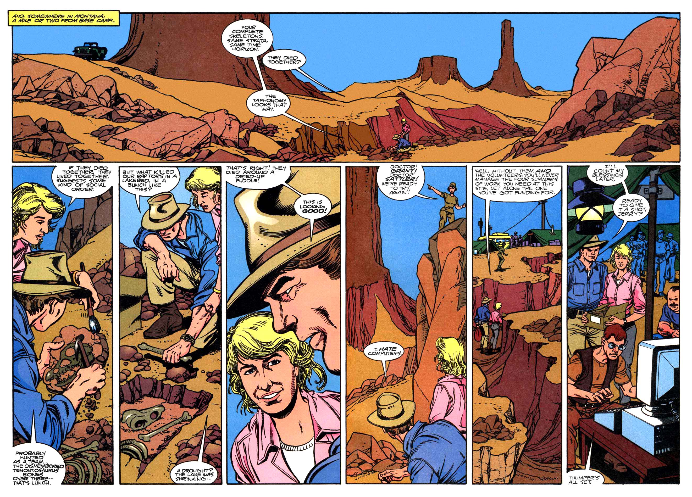 Read online Jurassic Park (1993) comic -  Issue #1 - 9