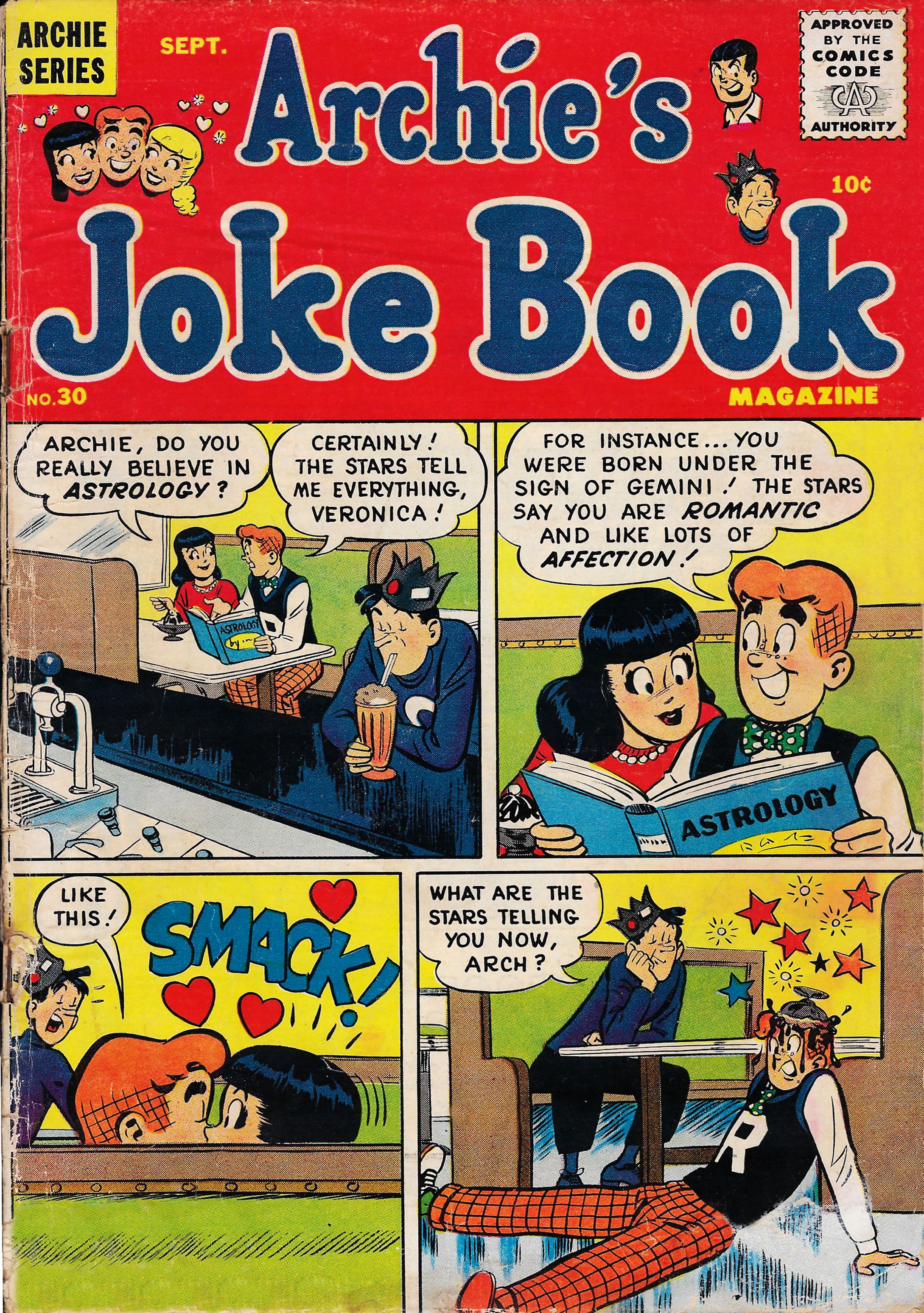 Read online Archie's Joke Book Magazine comic -  Issue #30 - 1