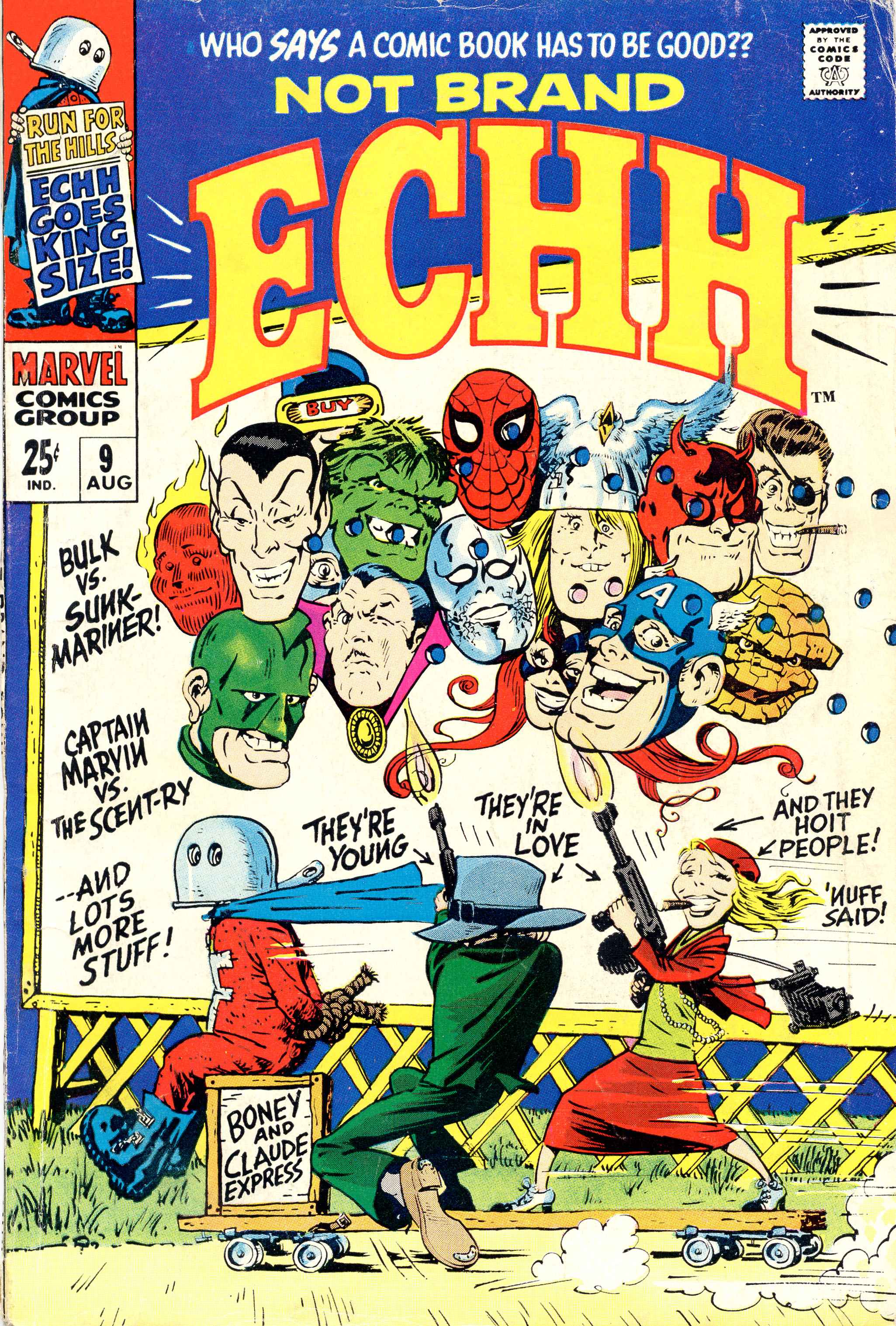 Read online Not Brand Echh comic -  Issue #9 - 1