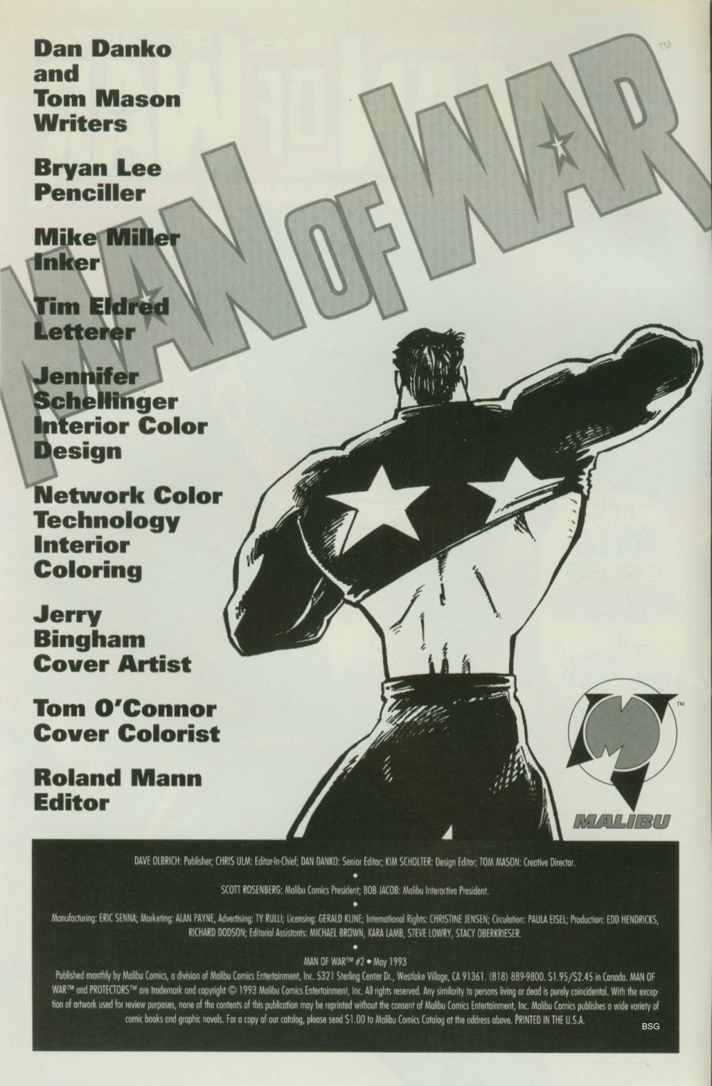 Read online Man of War comic -  Issue #2 - 2