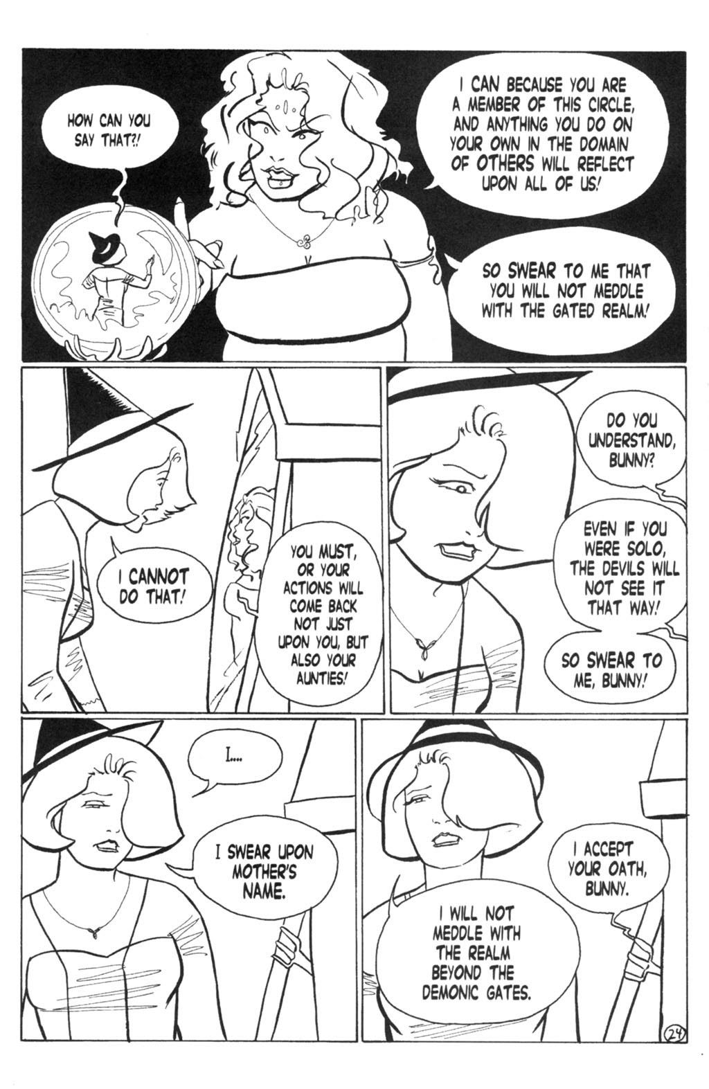 Read online Charm School: Magical Witch Girl Bunny comic -  Issue #6 - 26