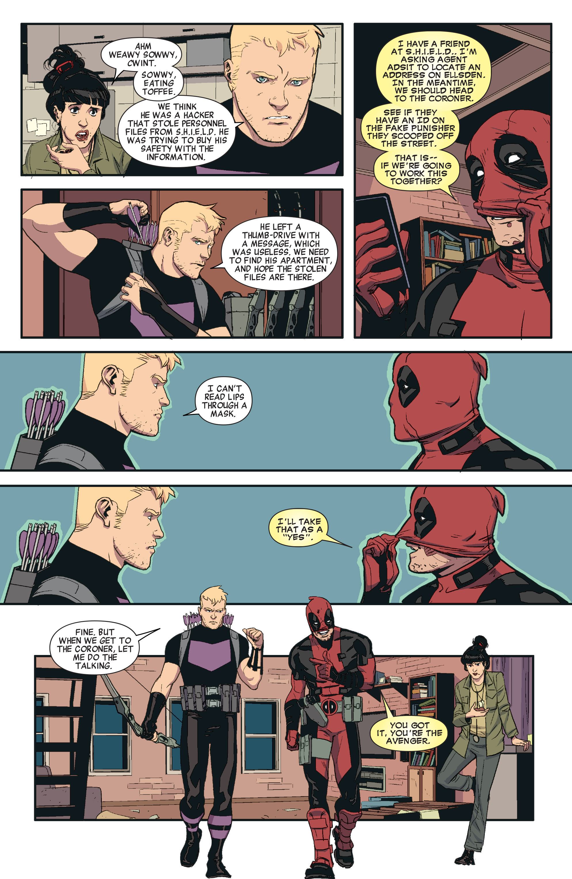 Read online Hawkeye vs. Deadpool comic -  Issue #1 - 10