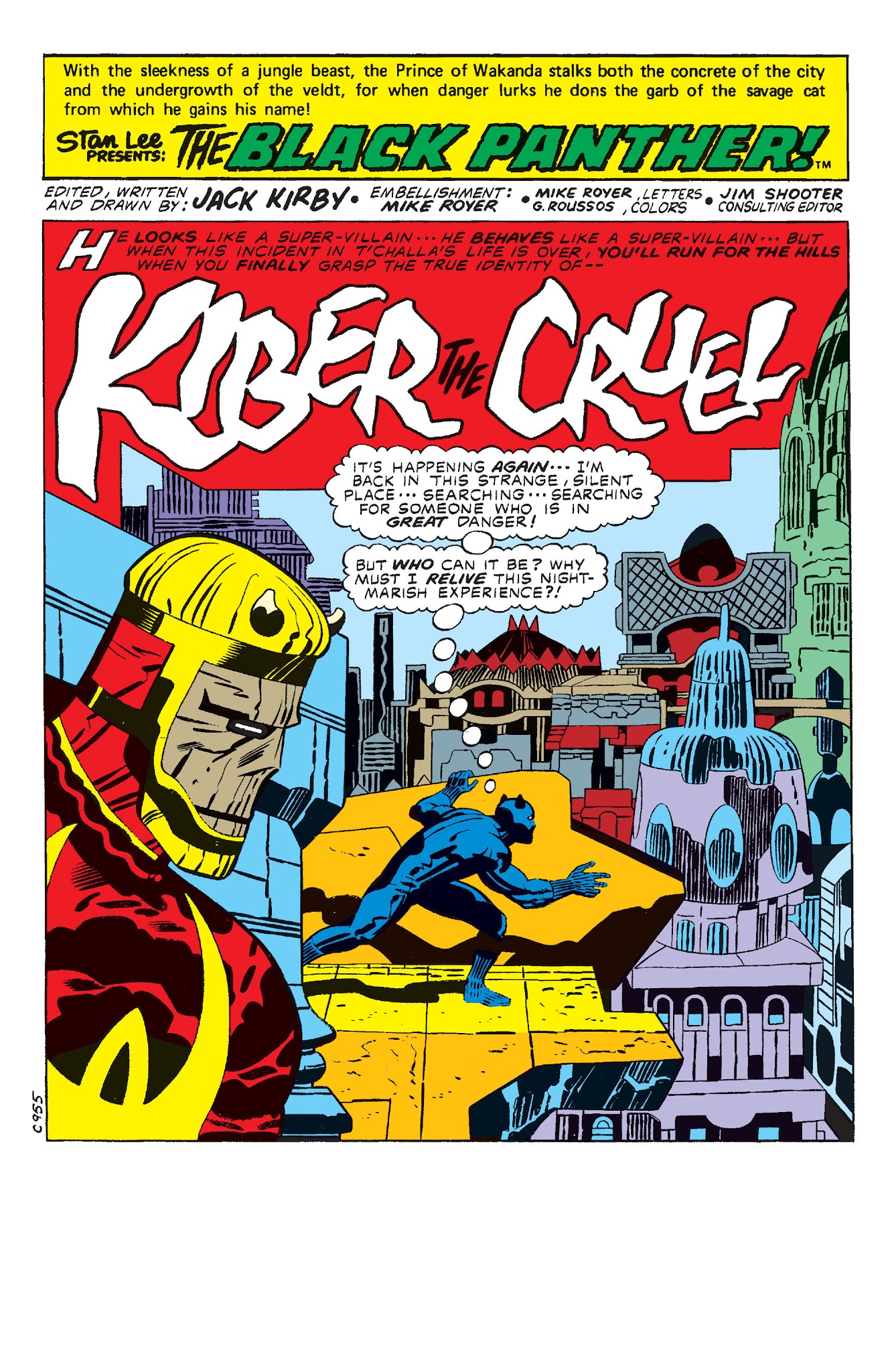 Read online Marvel Masterworks: The Black Panther comic -  Issue # TPB 2 - 185