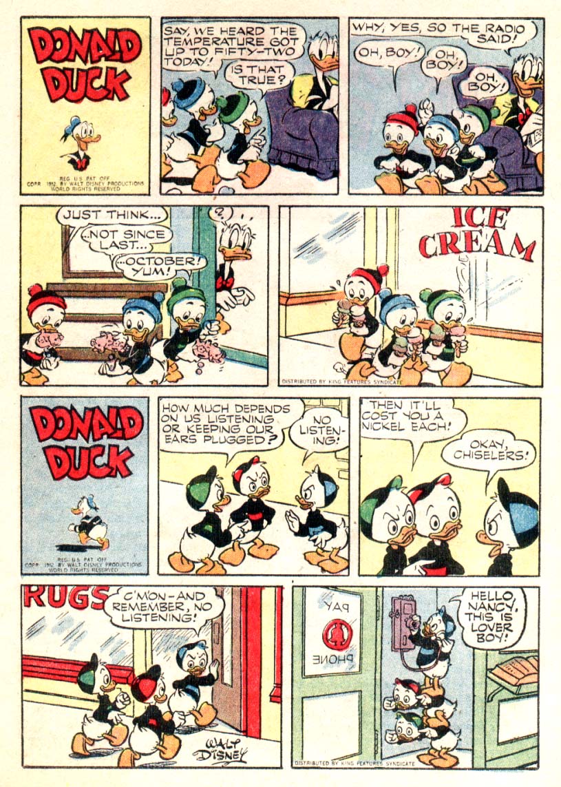 Read online Walt Disney's Comics and Stories comic -  Issue #184 - 24