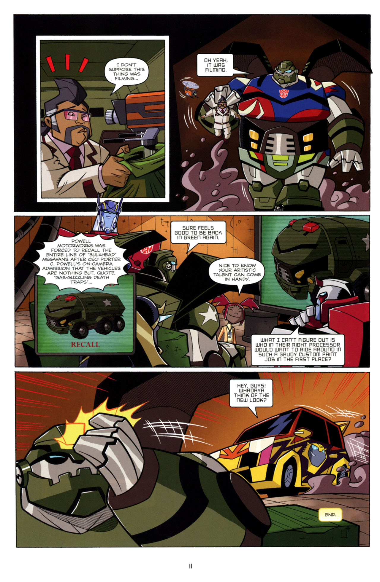 Read online Transformers Animated: The Arrival comic -  Issue #4 - 14